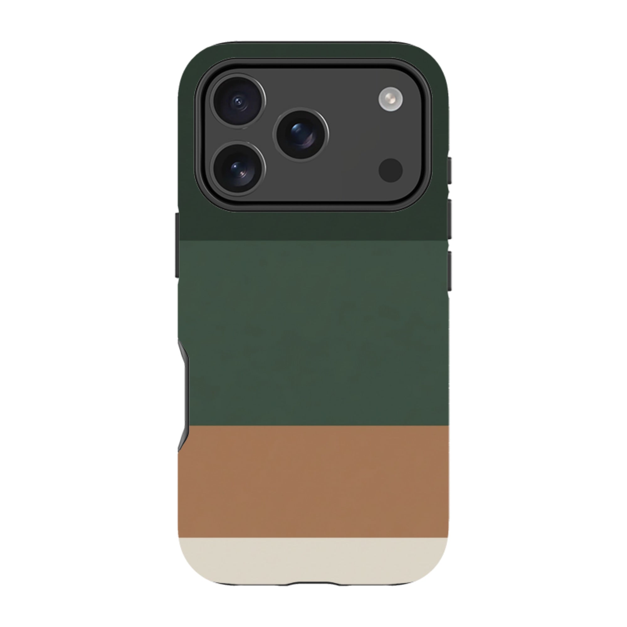 iPhone MagSafe Tough Case - Terracotta and Green Gradient