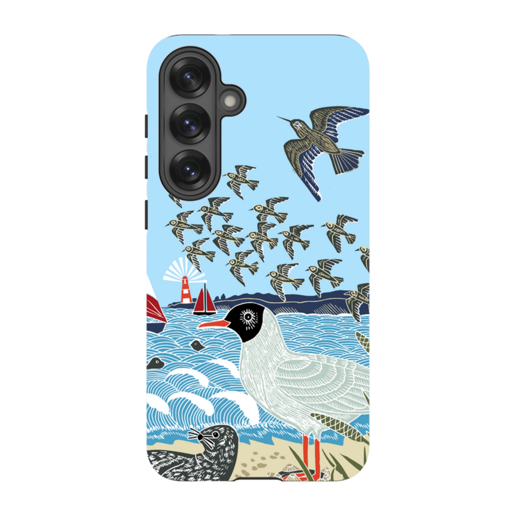 Samsung Tough  Case - Seagulls And Seals By Kate heiss