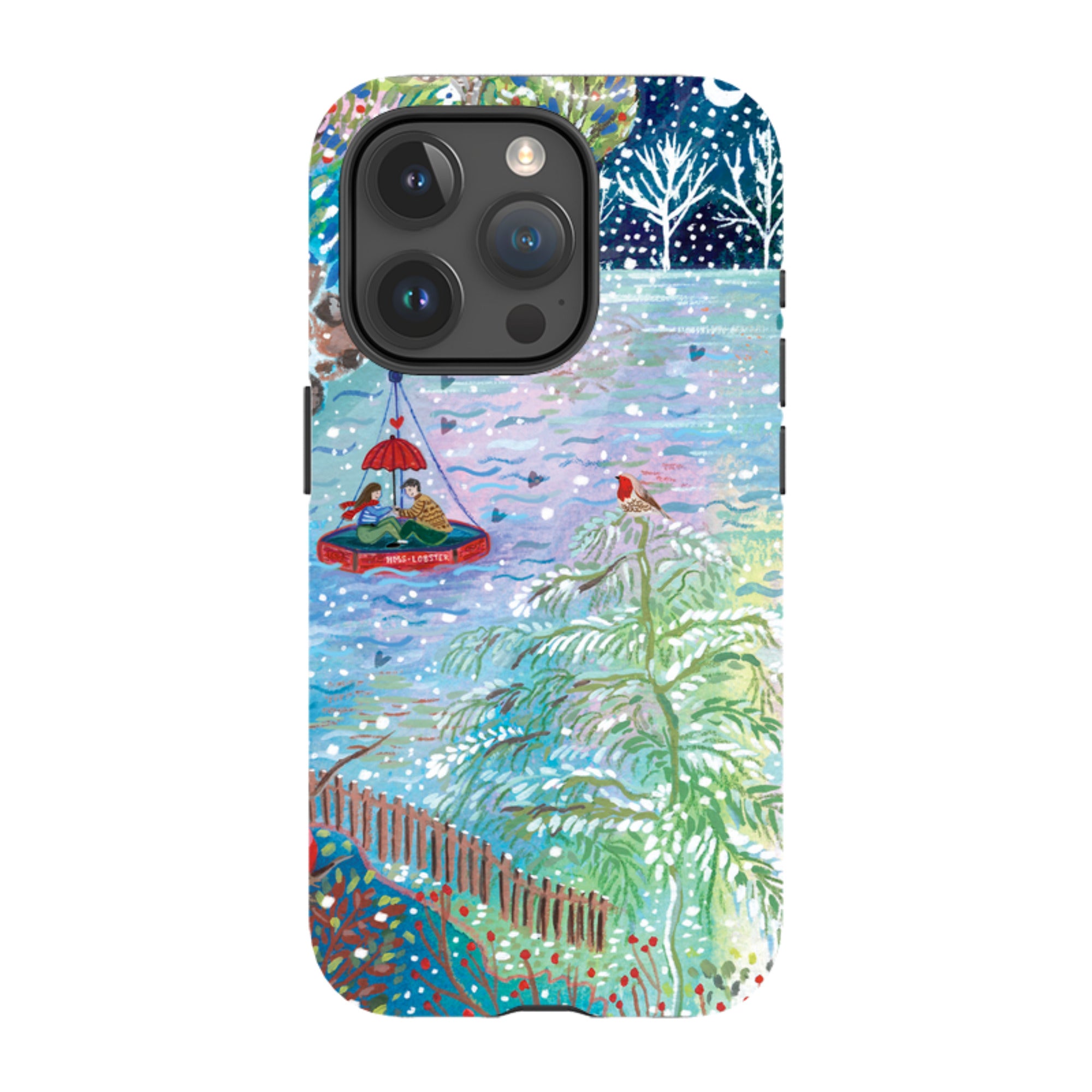 iPhone Tough Case - A Wee Winter Harbour By Emma Frances Grant