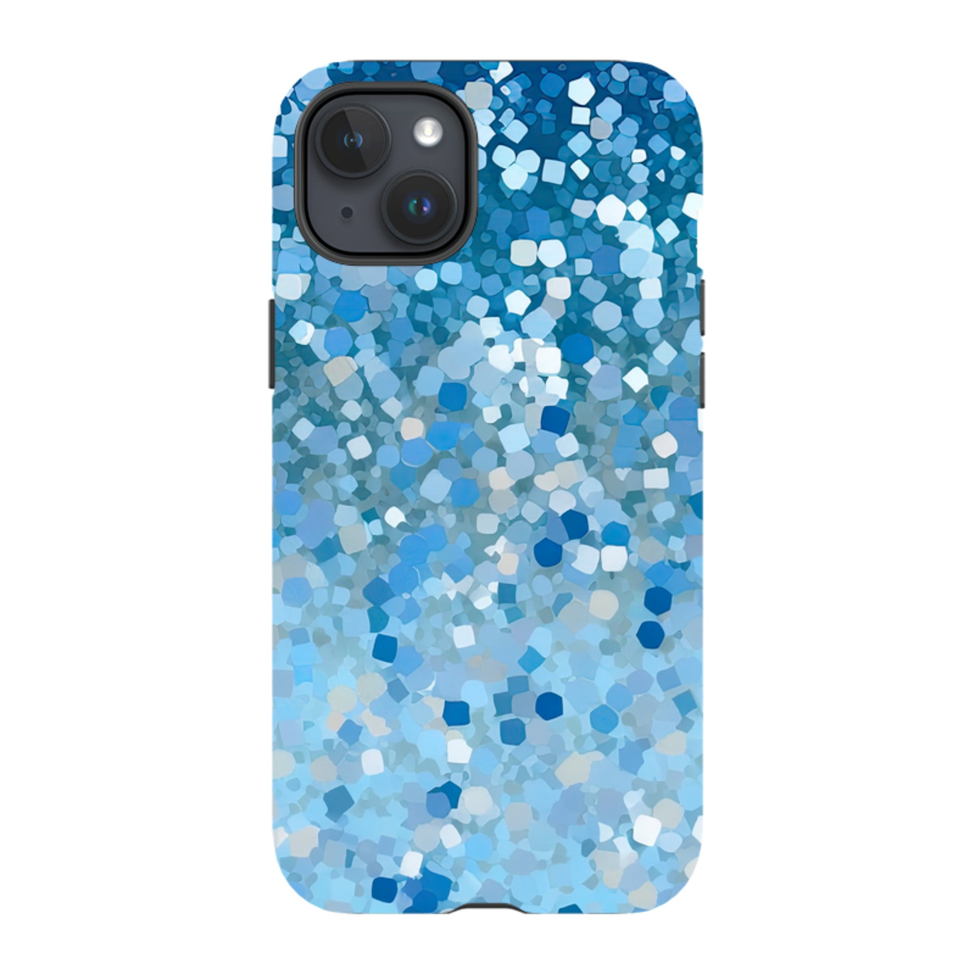 iPhone Case - Blue Glitter II (case does not glitter)