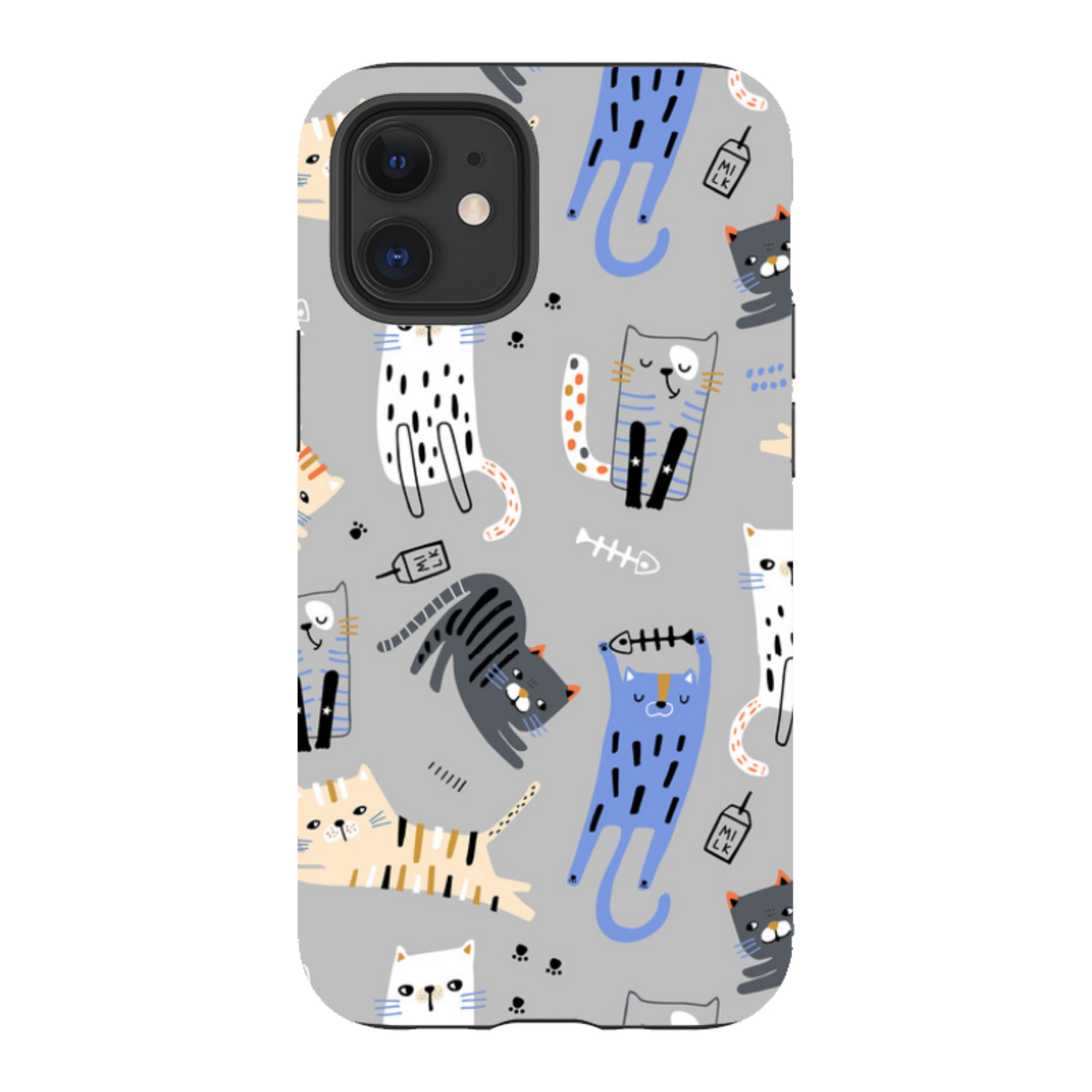 iPhone Tough Case - Cat And Bone