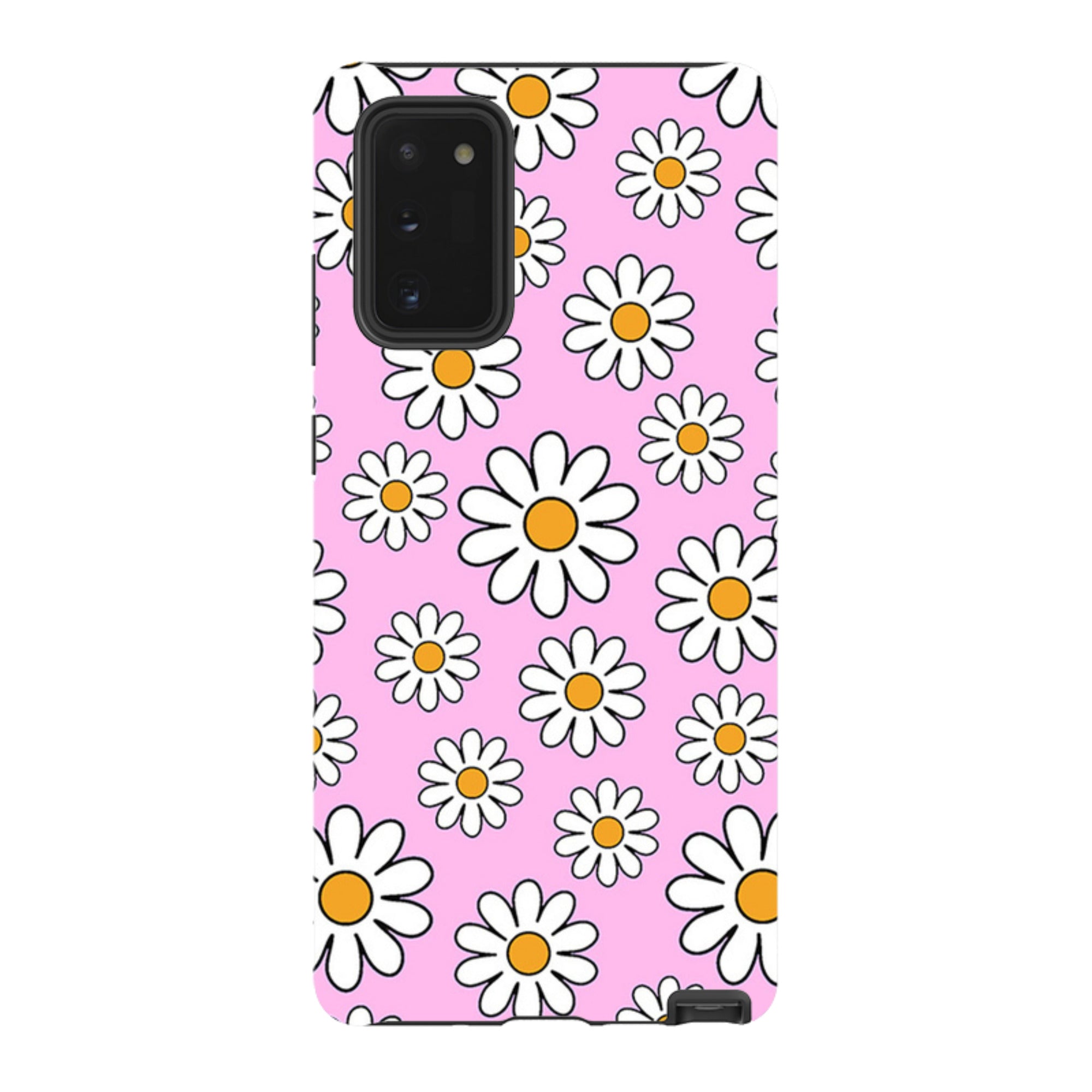 Samsung Tough Case - Pink Daises
