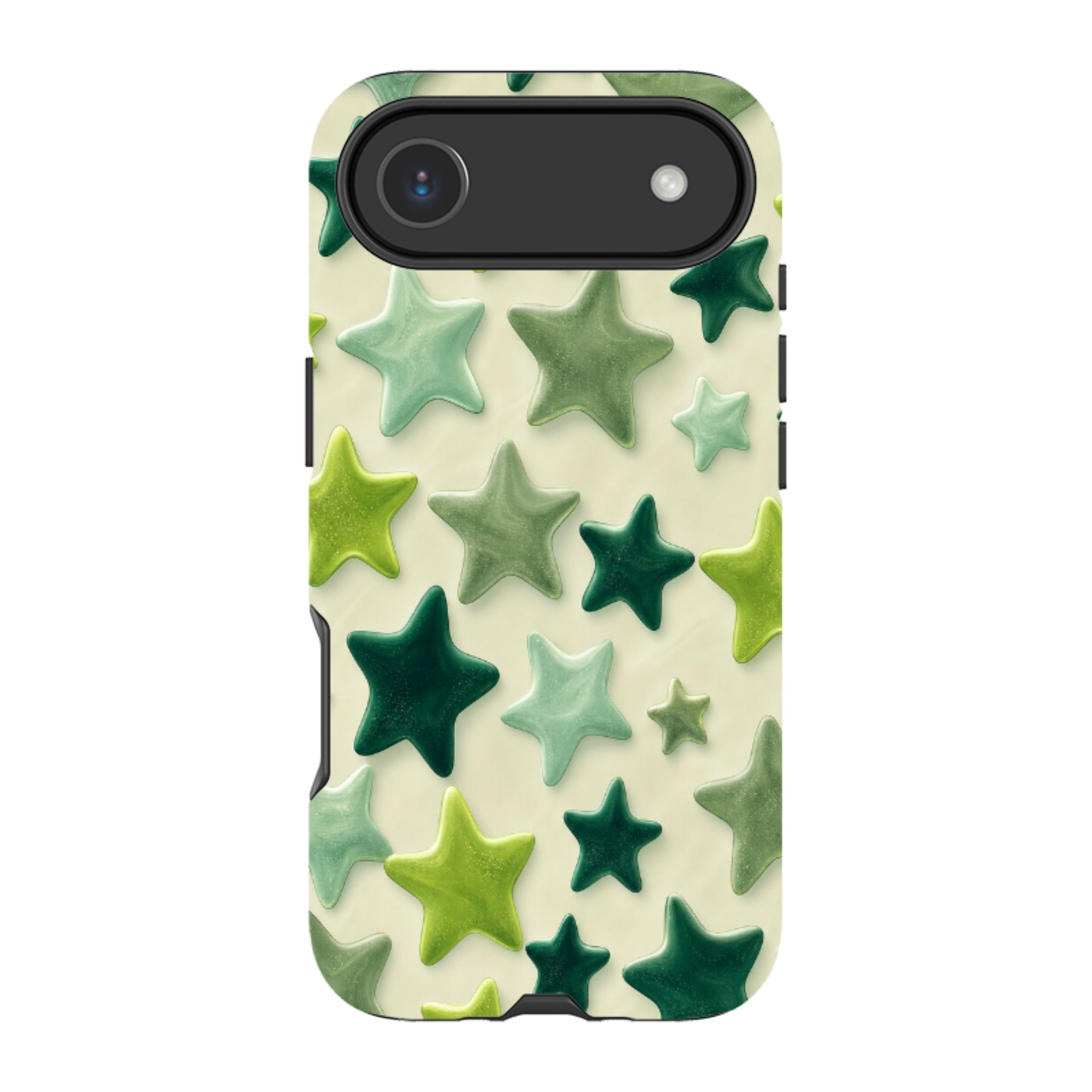 iPhone Tough Case - Sage Green Star