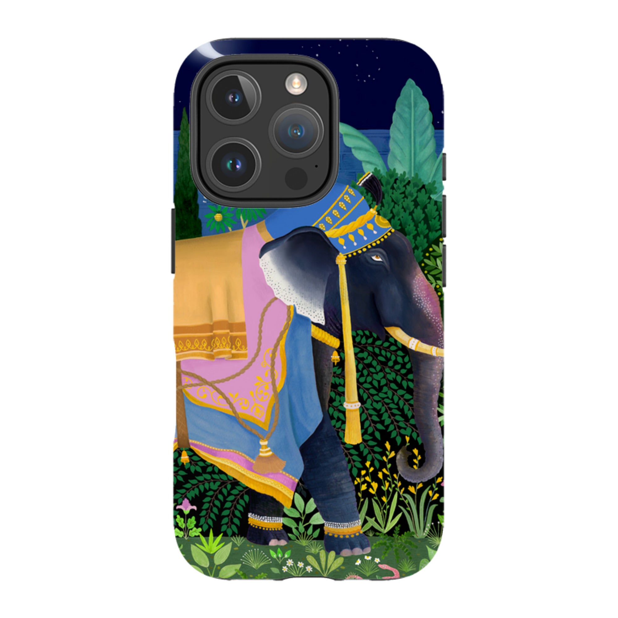 iPhone MagSafe Tough Case -  Indian Elephant By Bex Parkin