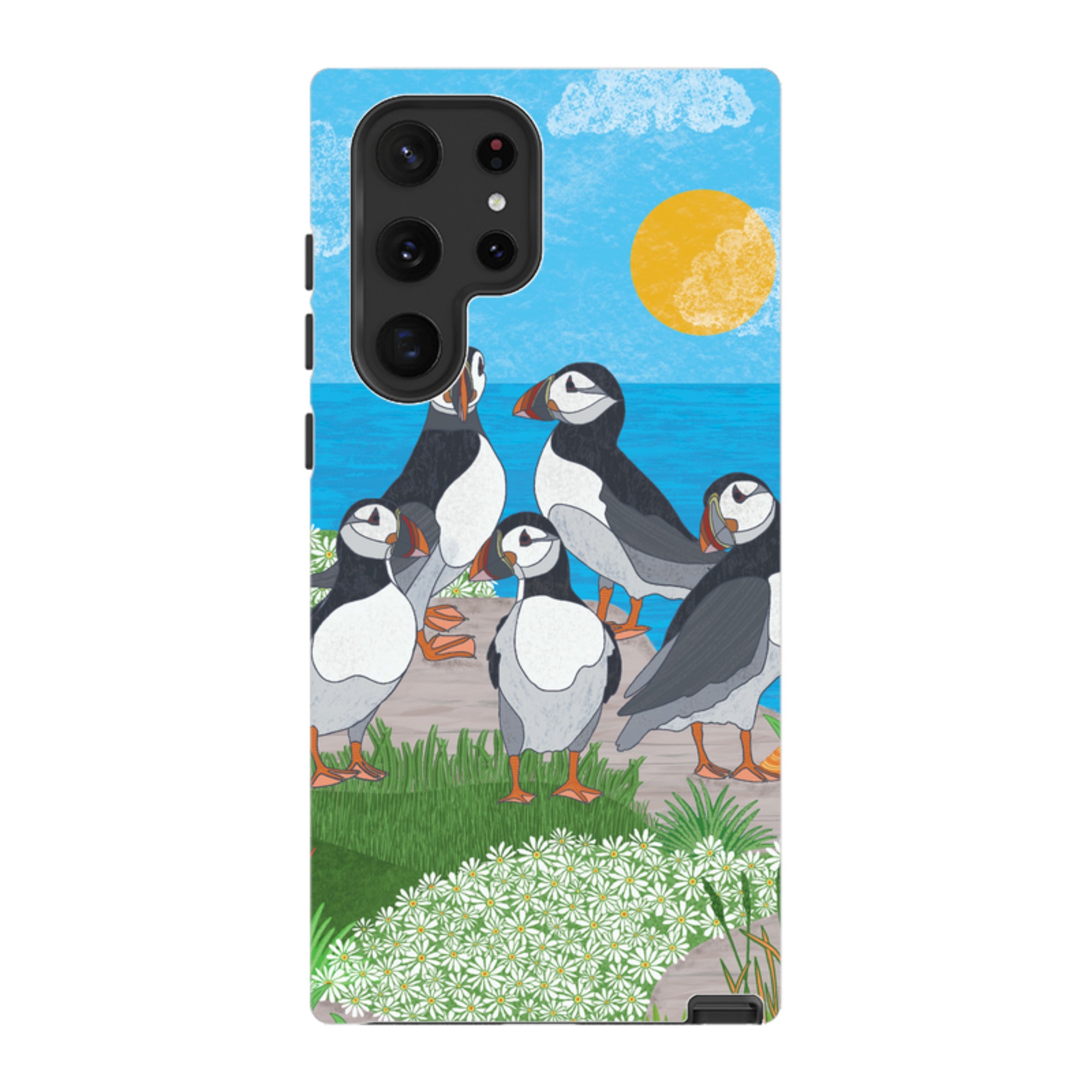 Samsung Tough Case - Puffins By Natalie Pedetti Prack
