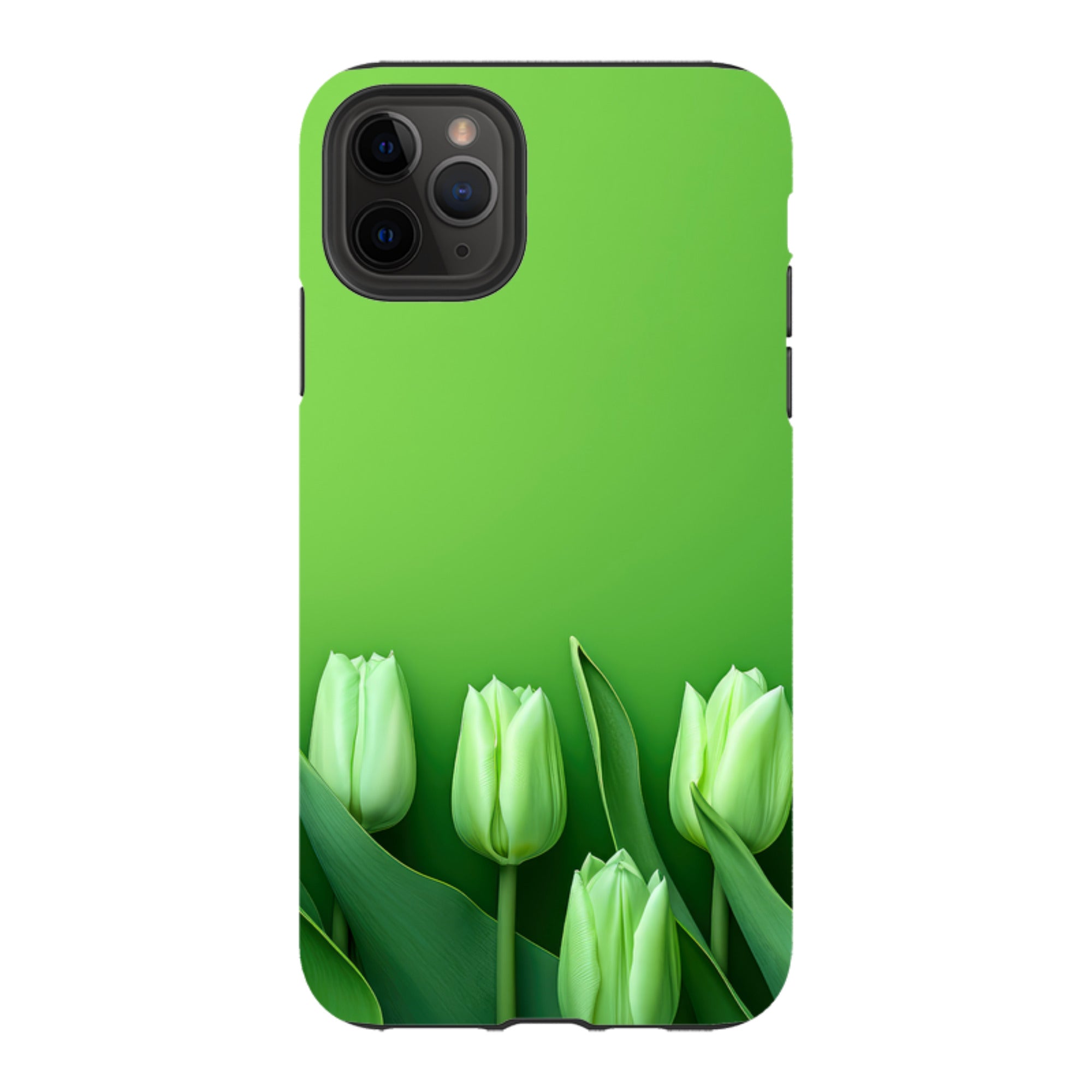 iPhone Tough Case -Green Floral