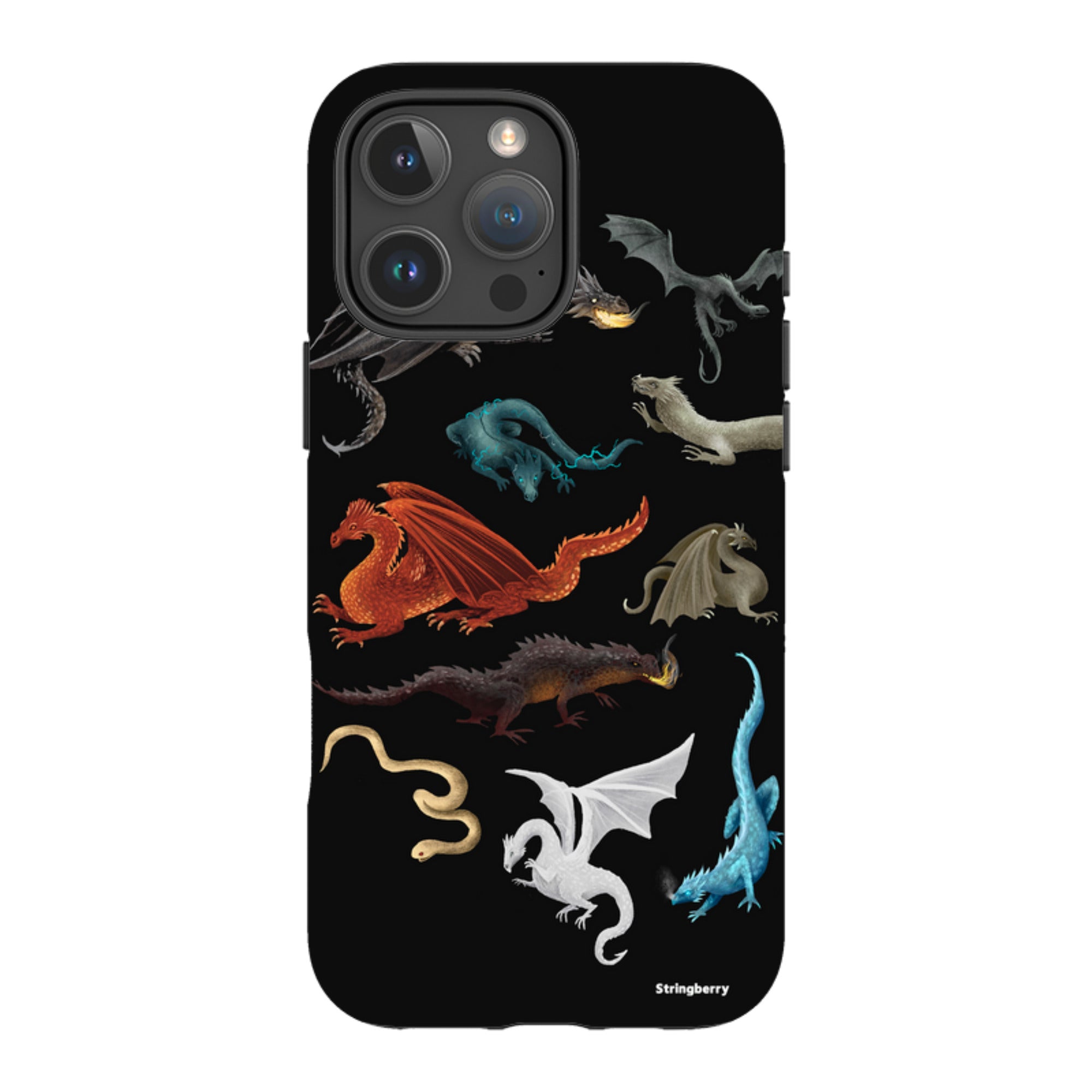 iPhone MagSafe Tough Case - Dragons, Wyverns, Wyrms By Anna Stead