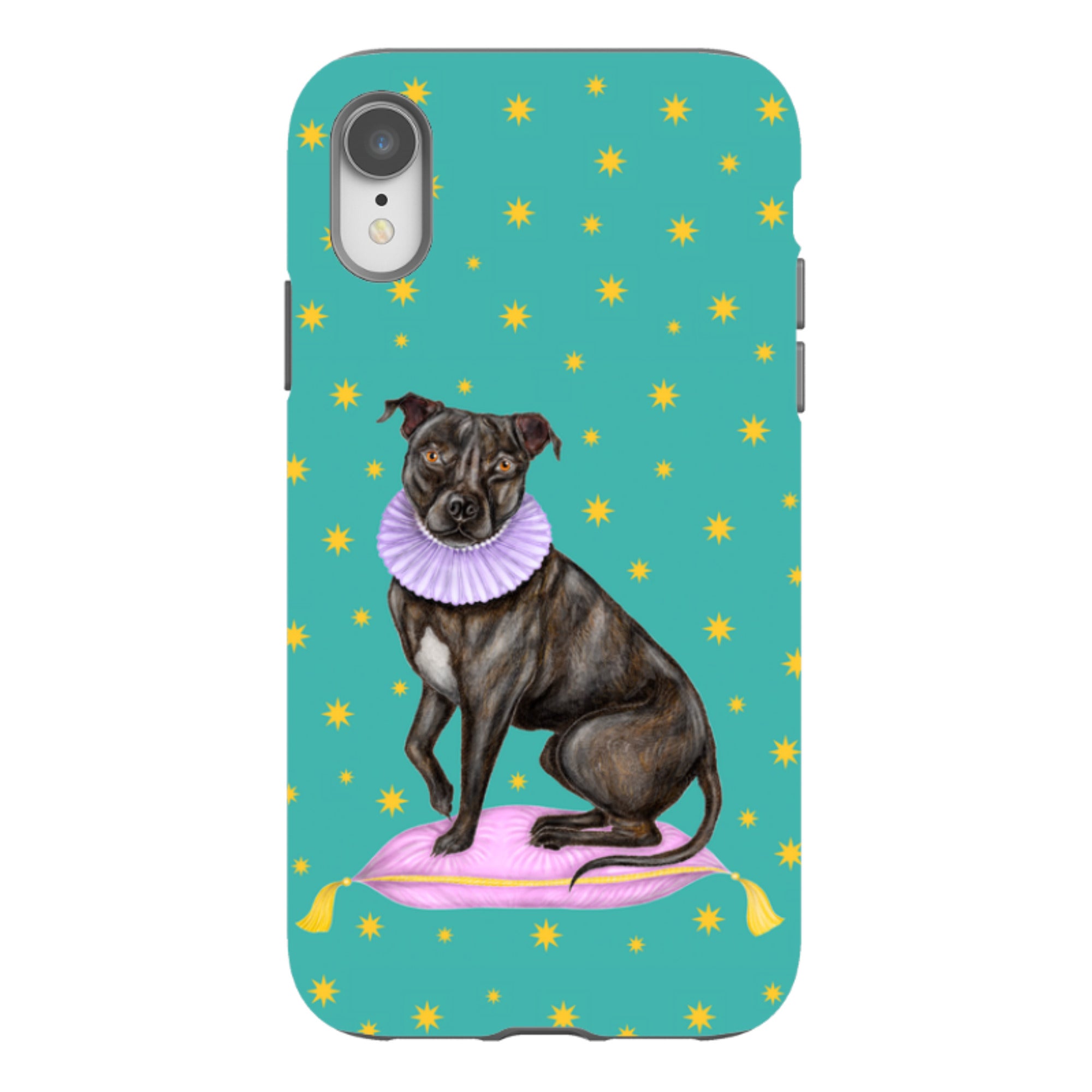 iPhone Tough Case - Staffy By Catherine Rowe