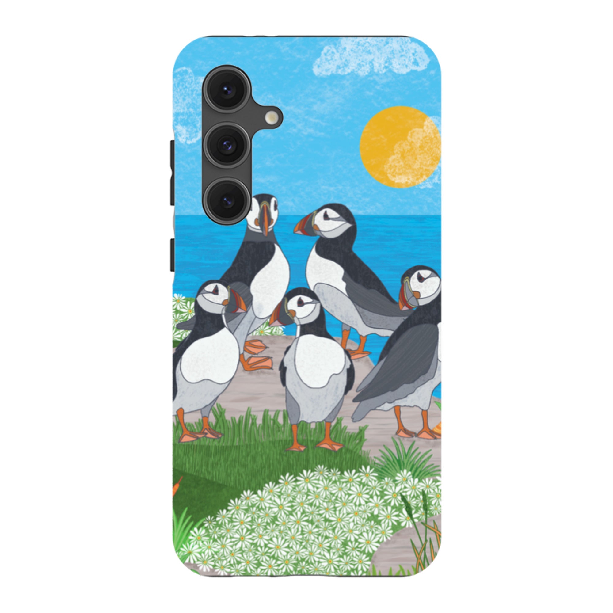 Samsung Tough Case - Puffins By Natalie Pedetti Prack