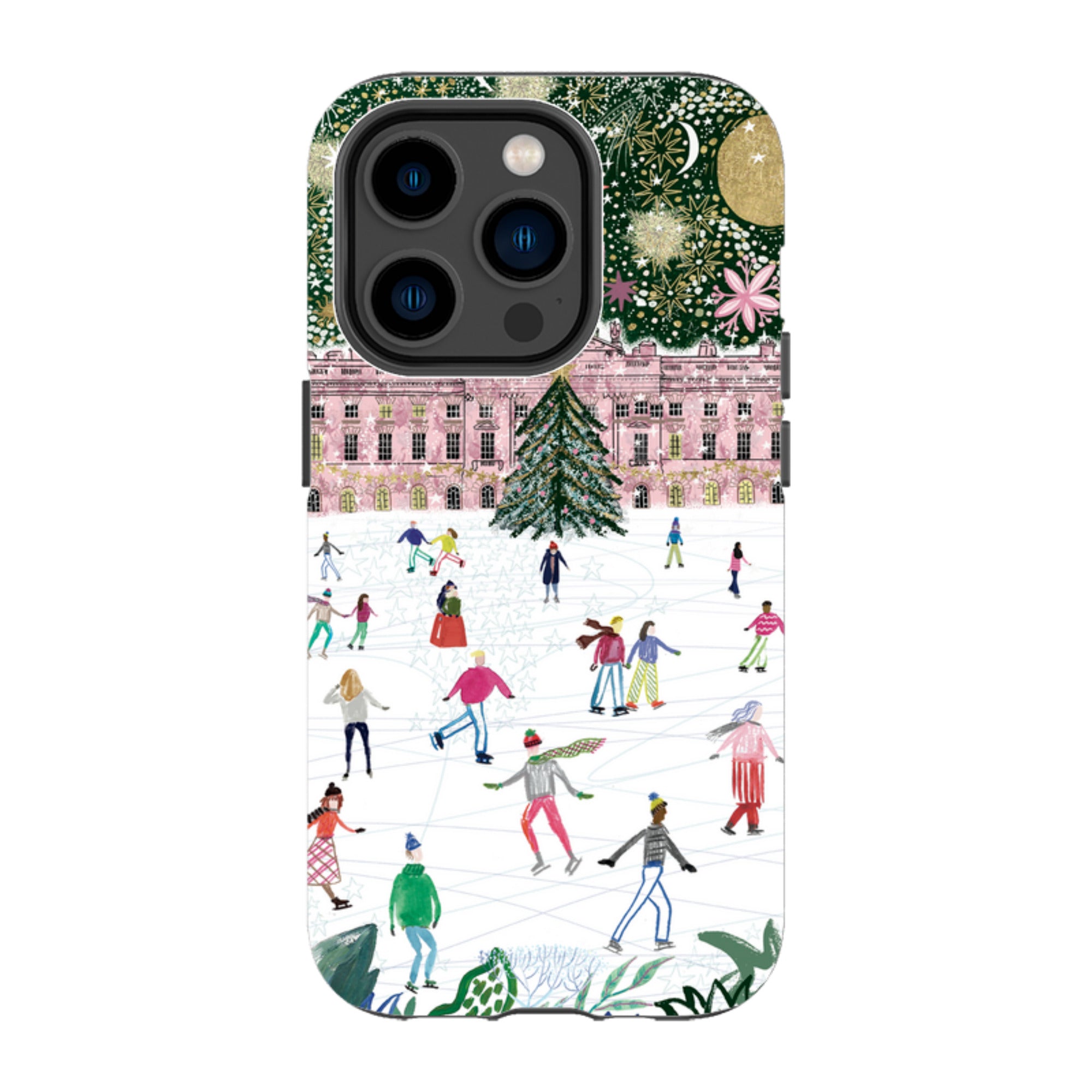 iPhone Tough Case - Skating At Somerset House By Emma Frances Grant