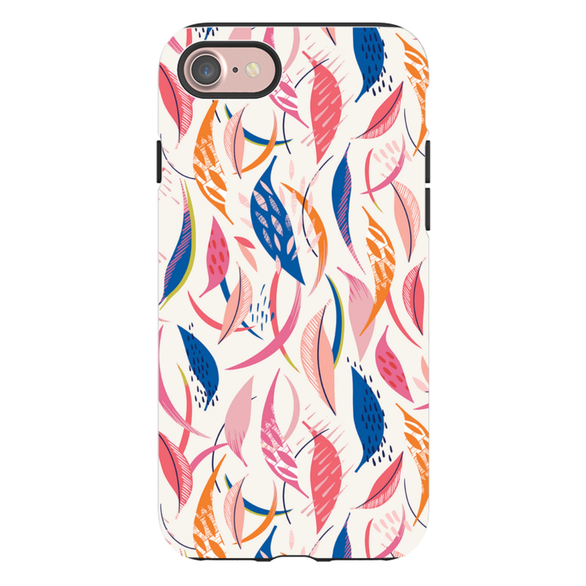 iPhone Tough Case - Flamingo Feathers By Ali Brookes