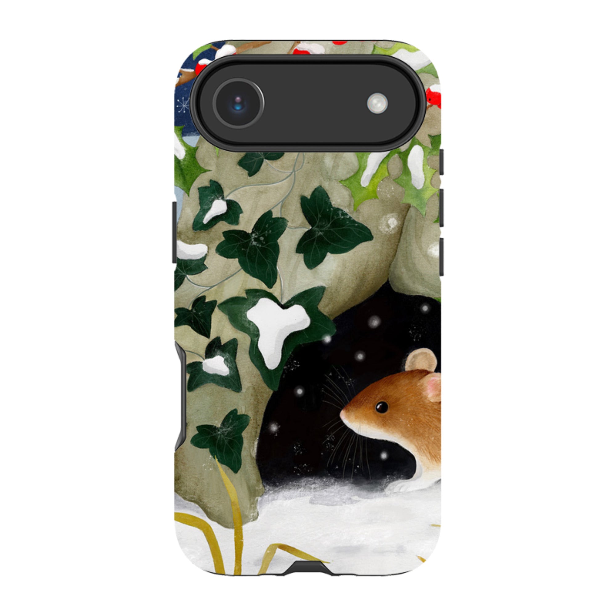 iPhone Tough Case - Winter Mouse By Bex Parkin
