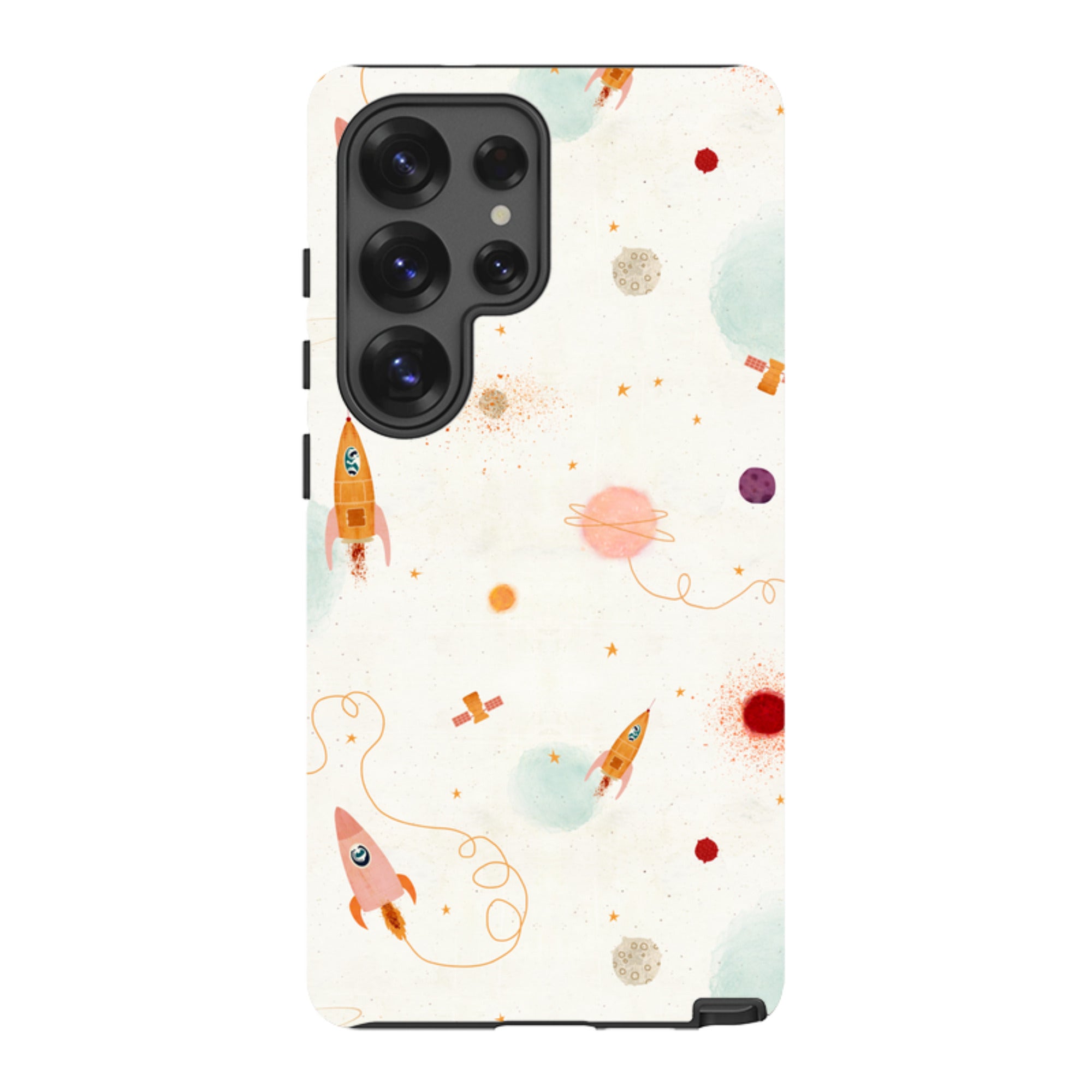 Samsung Tough Case - Rockets Cream By Katherine Quinn