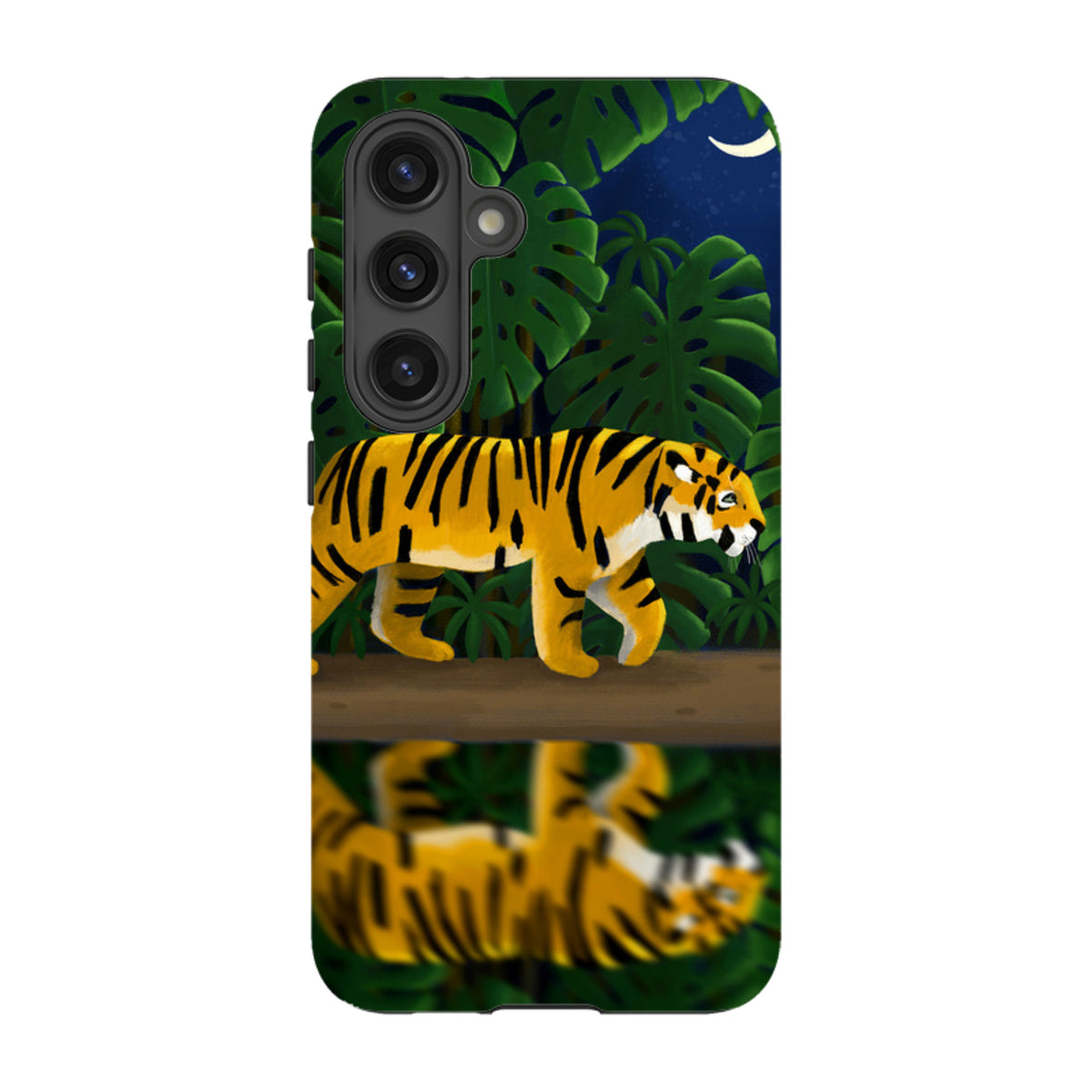Samsung Tough Case - Tiger Night By Bex Parkin