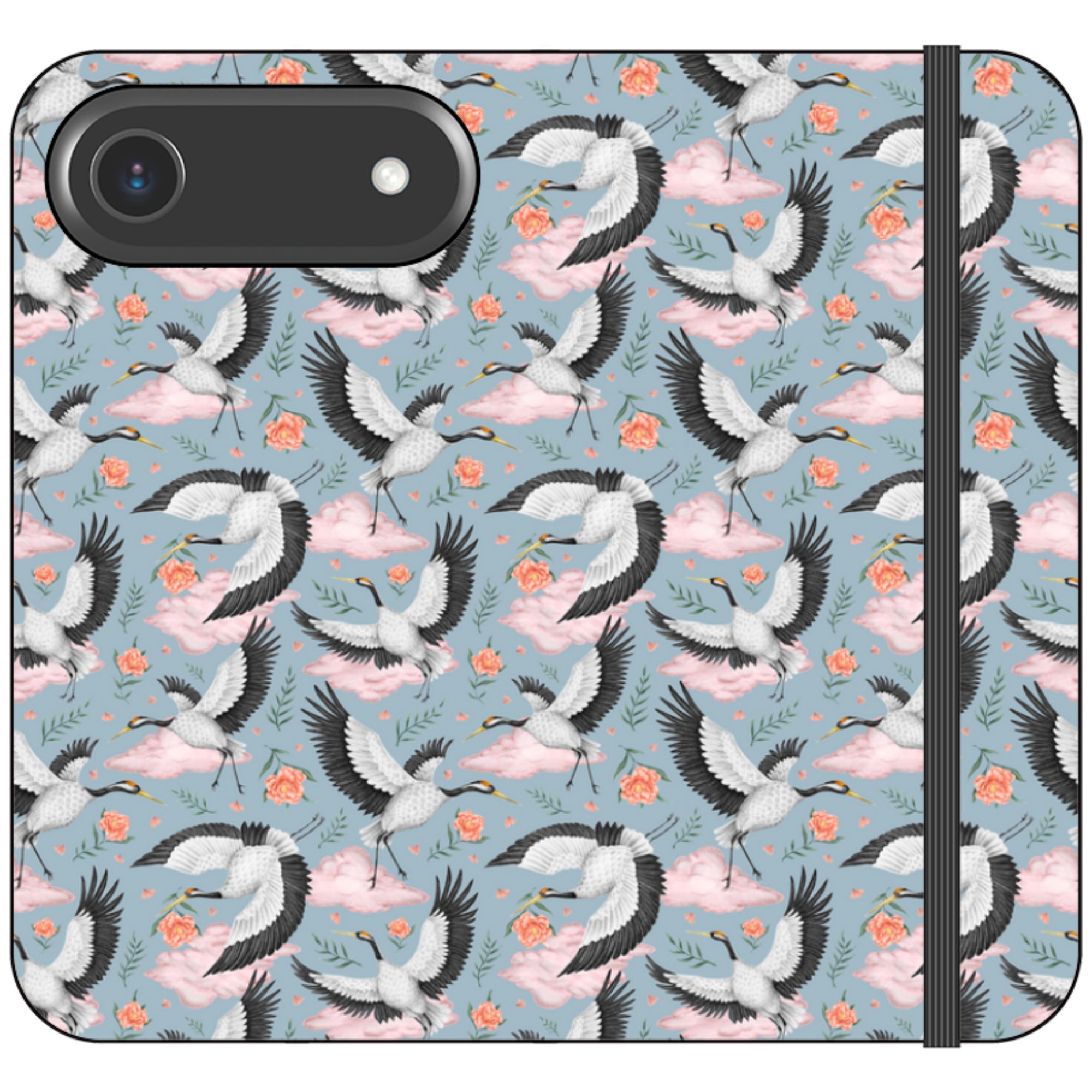 Flight of the Cranes Wallet Case By Catherine Rowe