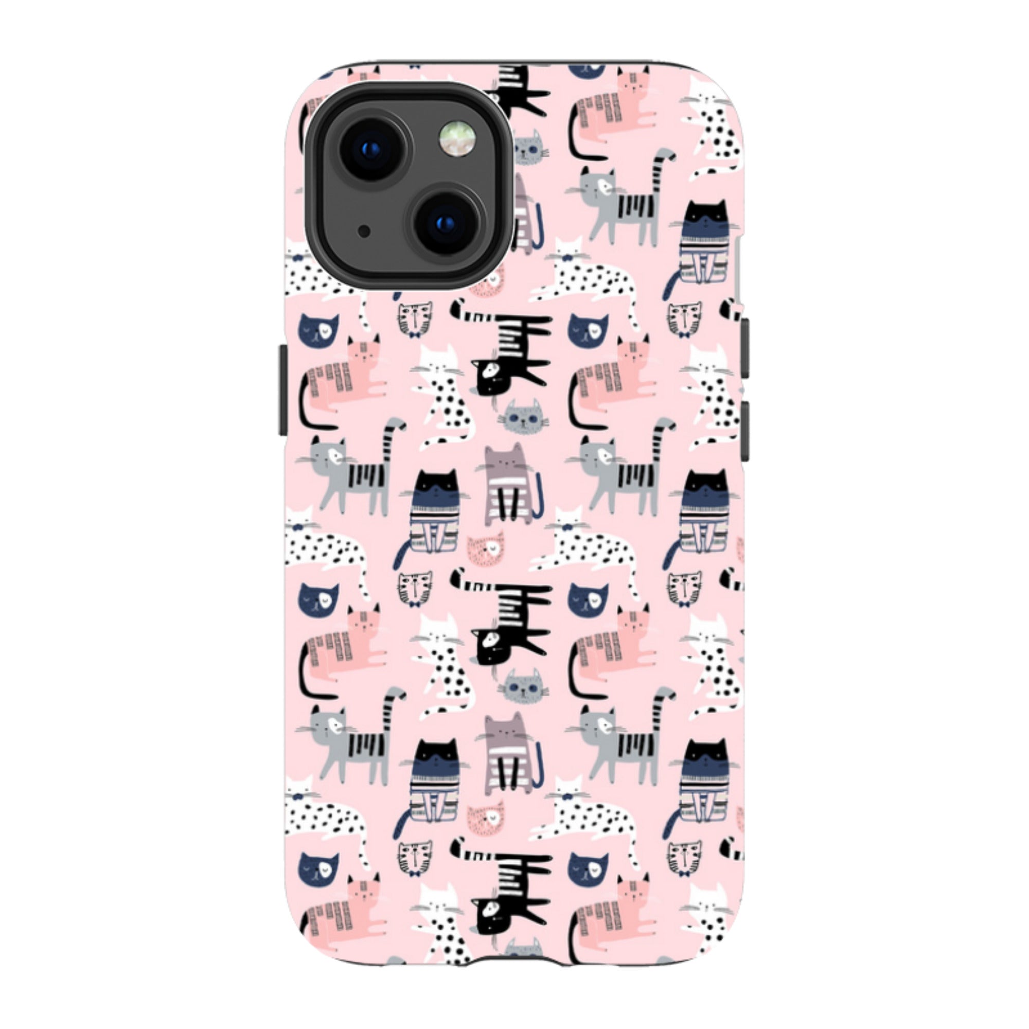 iPhone MagSafe Tough Case -  Cat-titude Pattern