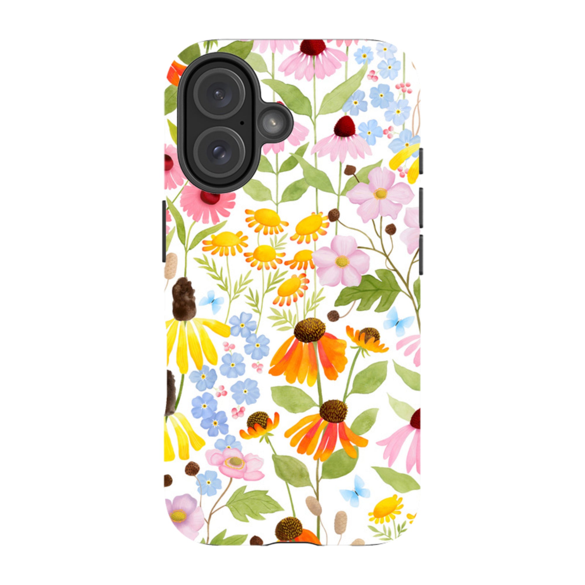 iPhone Tough Case - Wildflower Pattern By Bex Parkin