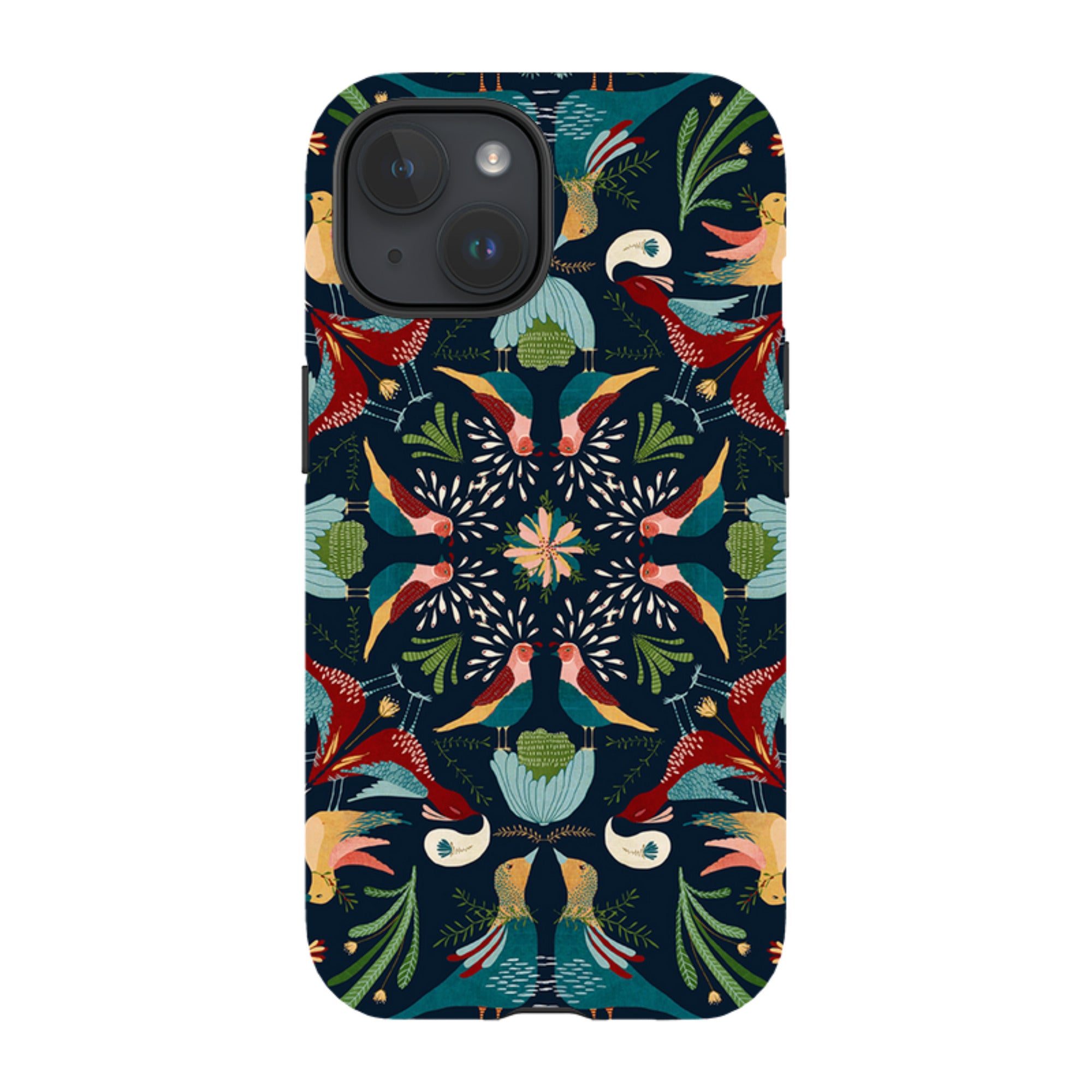 iPhone MagSafe Tough Case - Navy Hanky By Katherine Quinn