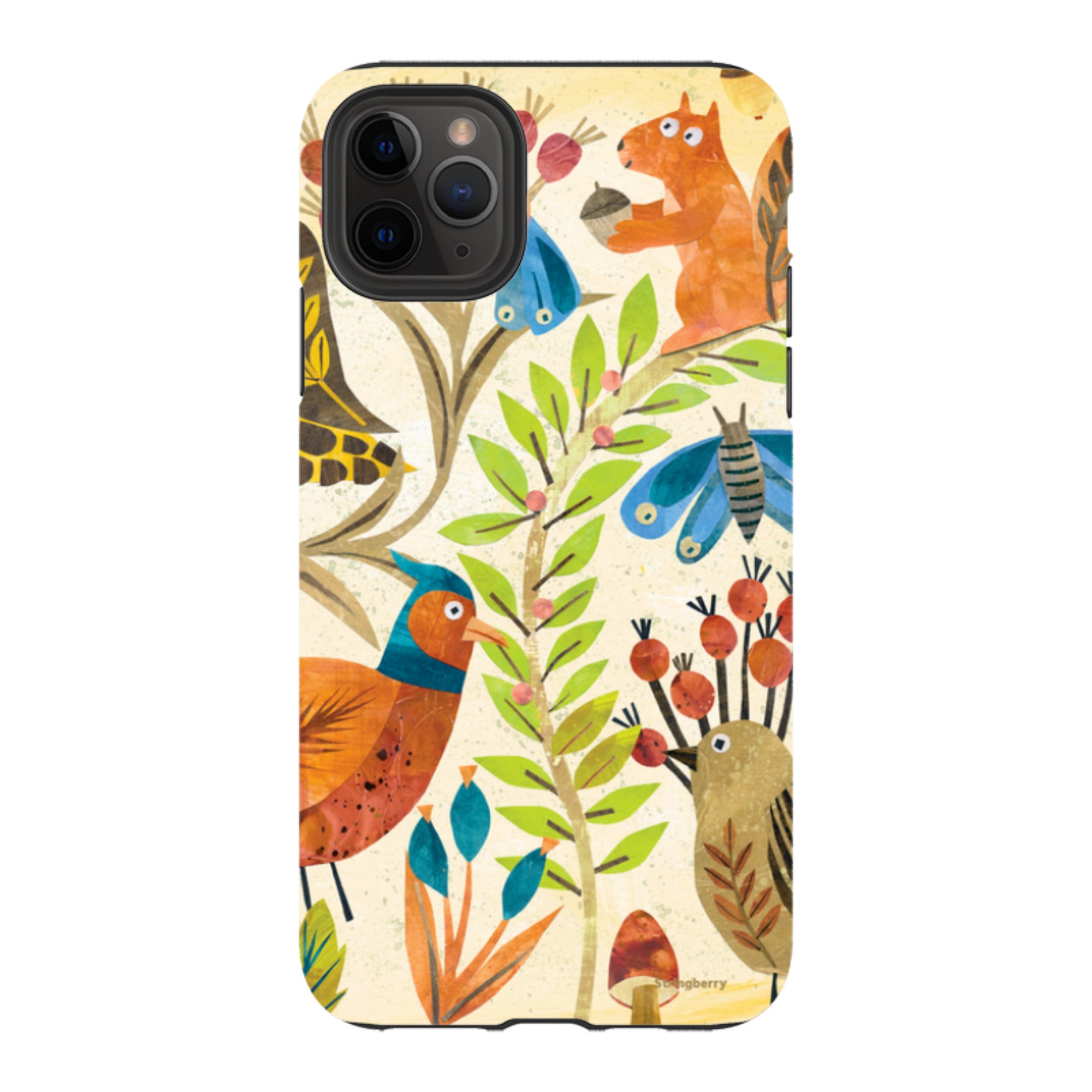 iPhone Tough Case - Woodland Friends By Tracey English