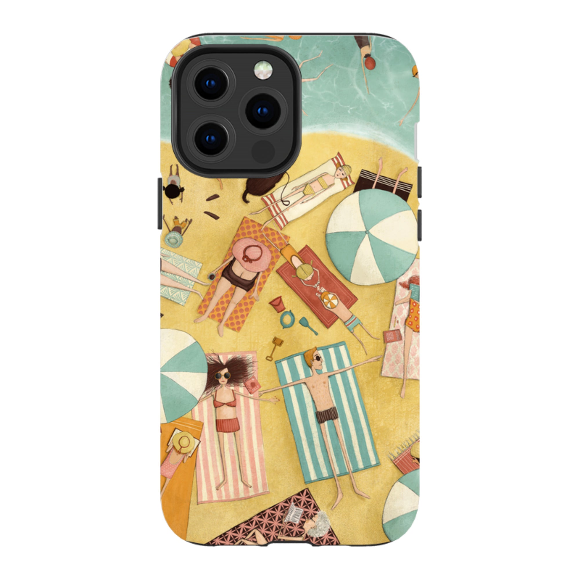 iPhone Tough Case - Beach Day By Maja Lindberg