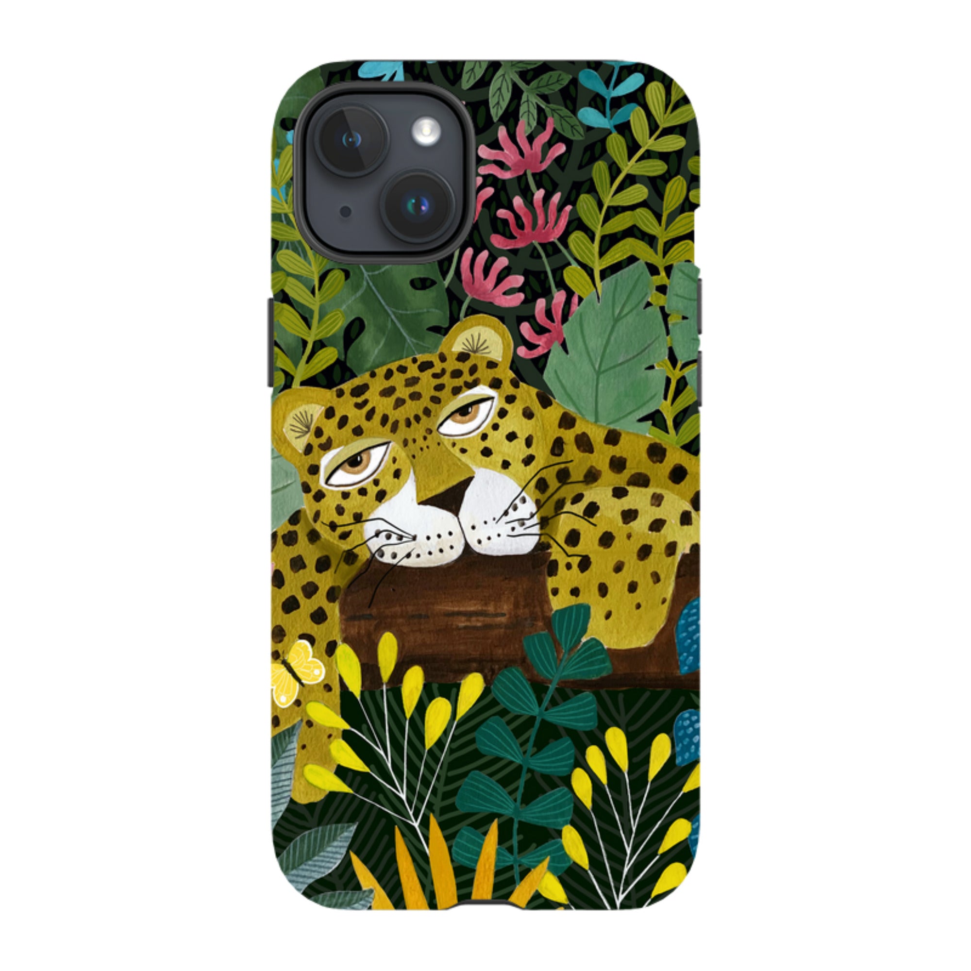 iPhone MagSafe Tough Case - Sleepy Leopard By Bex Parkin