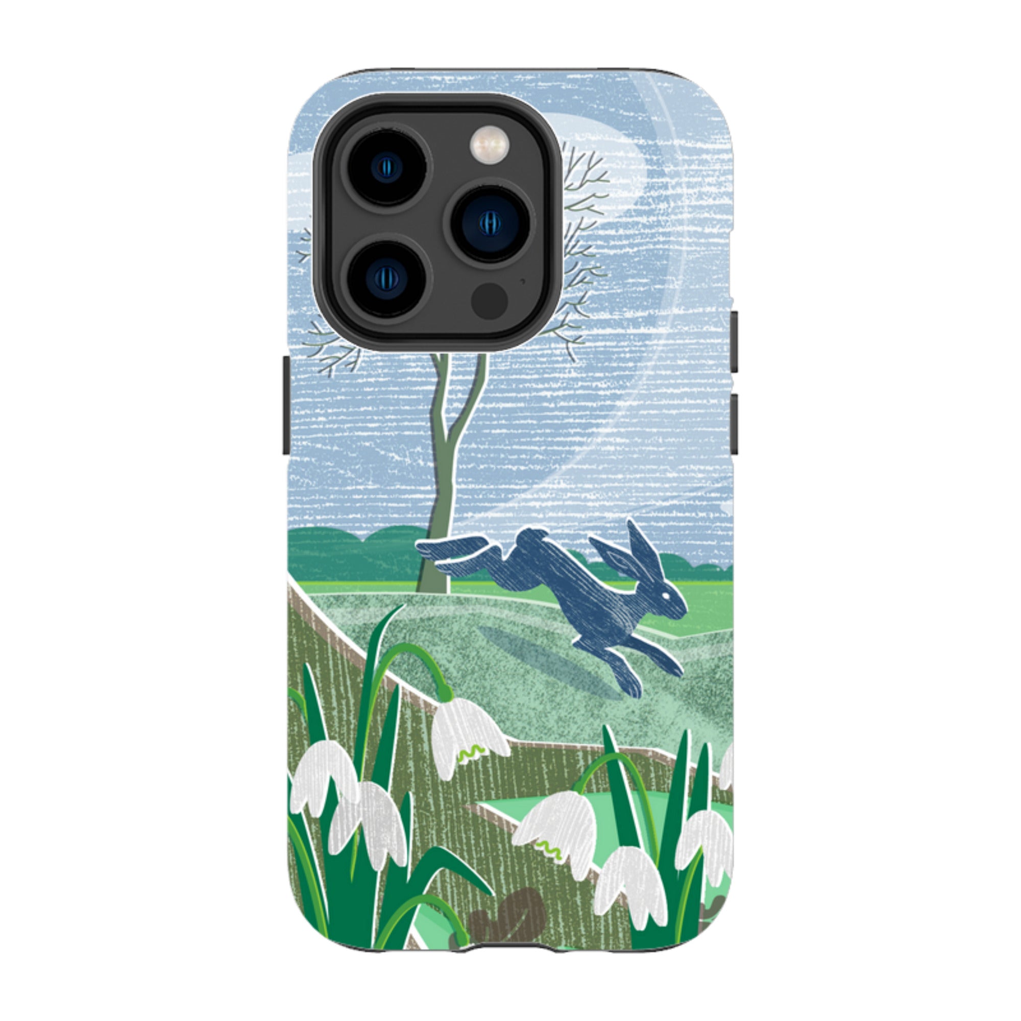 iPhone Tough Case - Snowdrops And Hare By Liane Payne