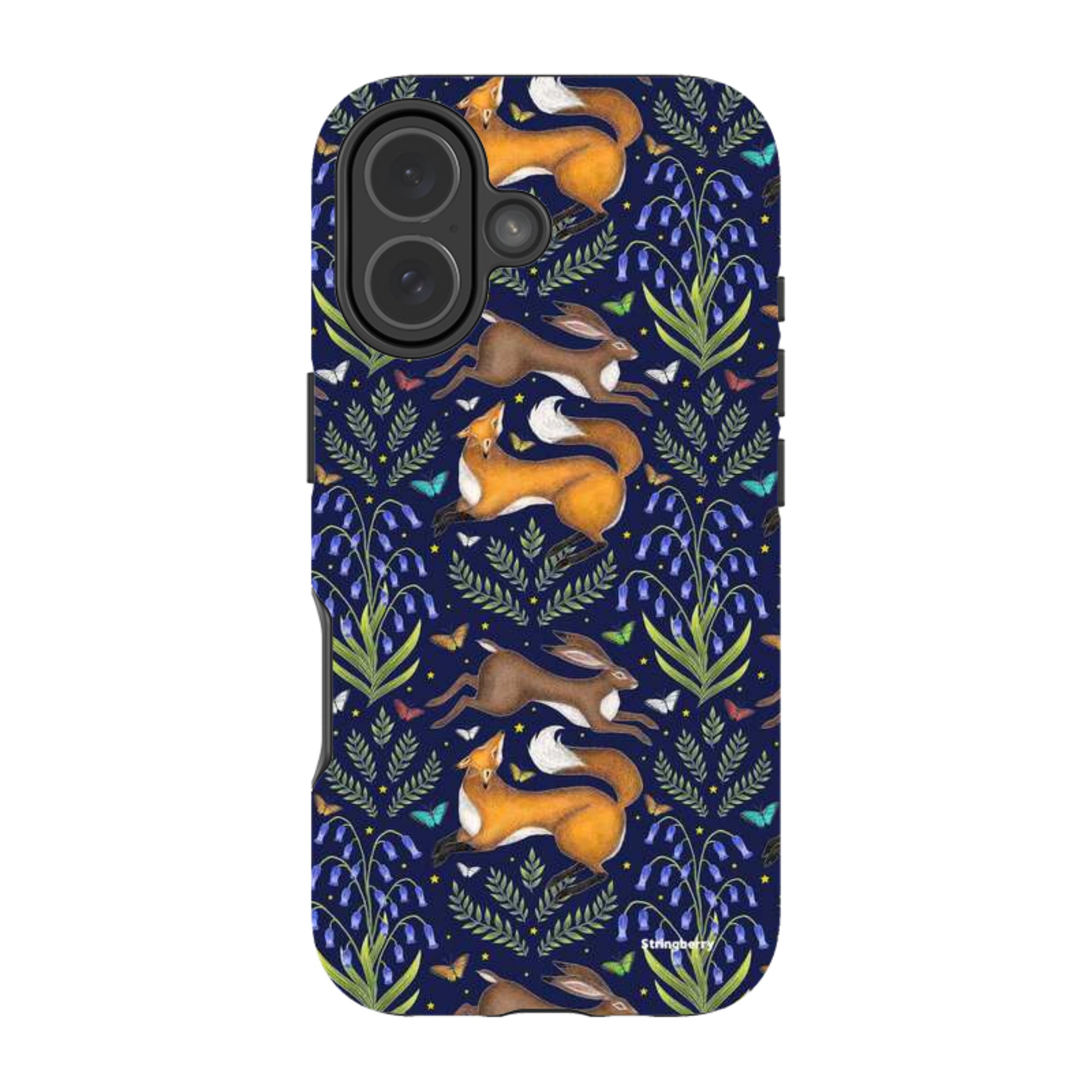 iPhone Tough Case - Fox And Hare By Catherine Rowe