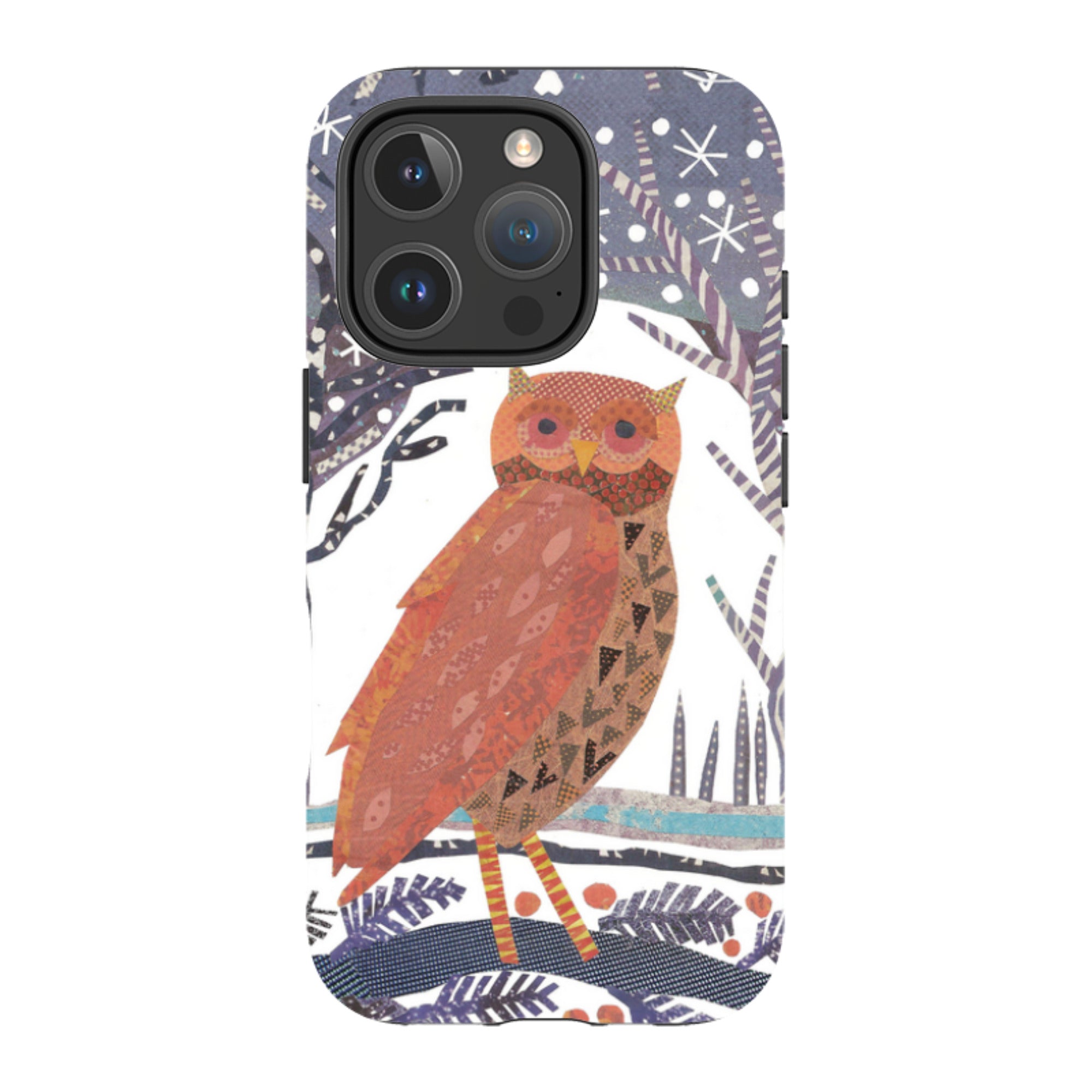 iPhone Tough Case - Winter Owl By Jane Robbins
