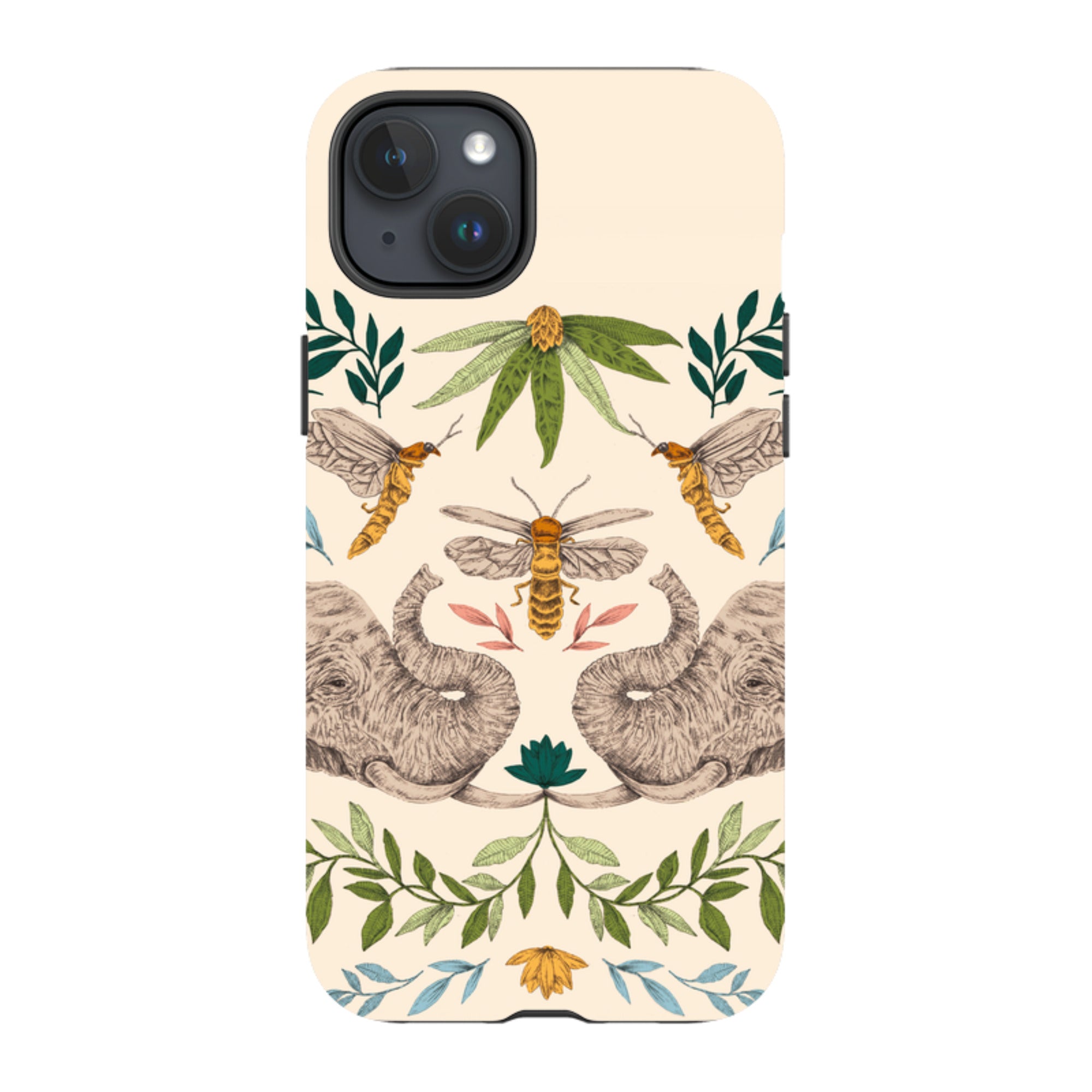 iPhone MagSafe Tough Case -  Elephant Firefly By Jade Mosinski