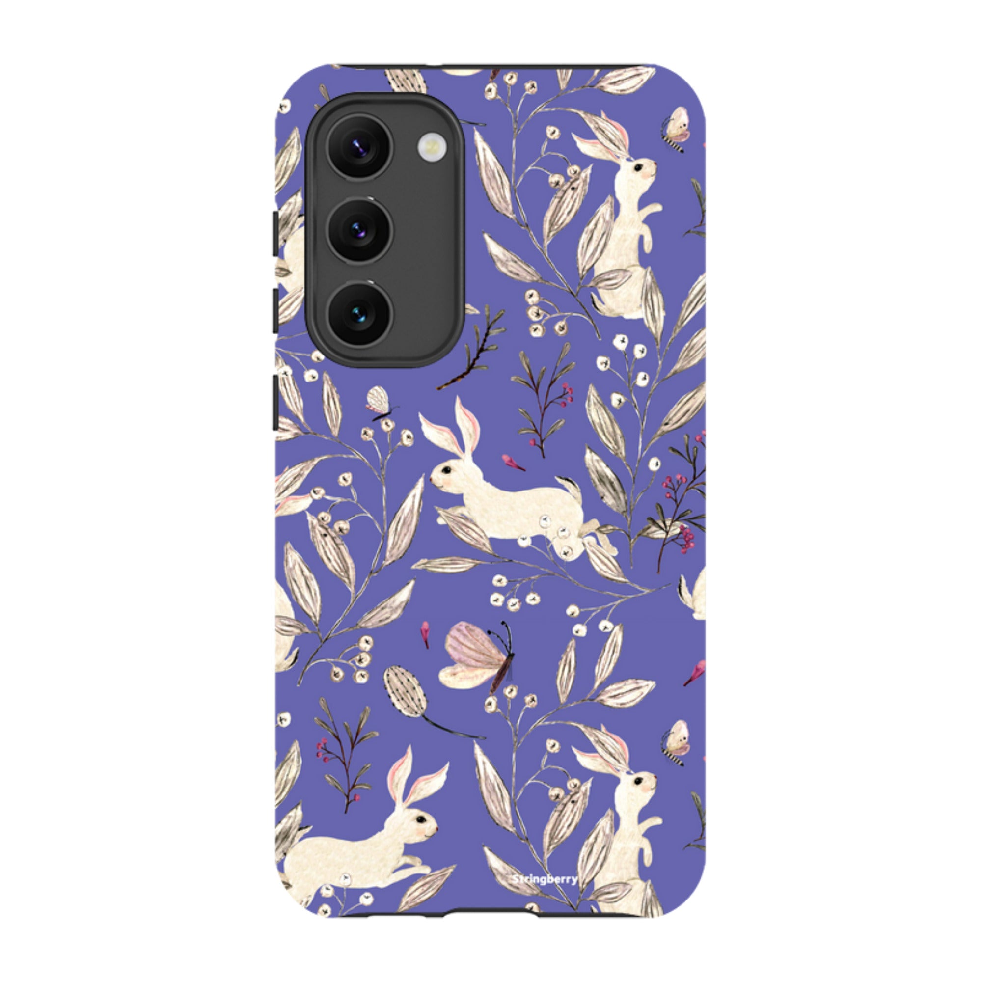 Samsung Tough Case - Bunnies Periwinkle By Katherine Quinn