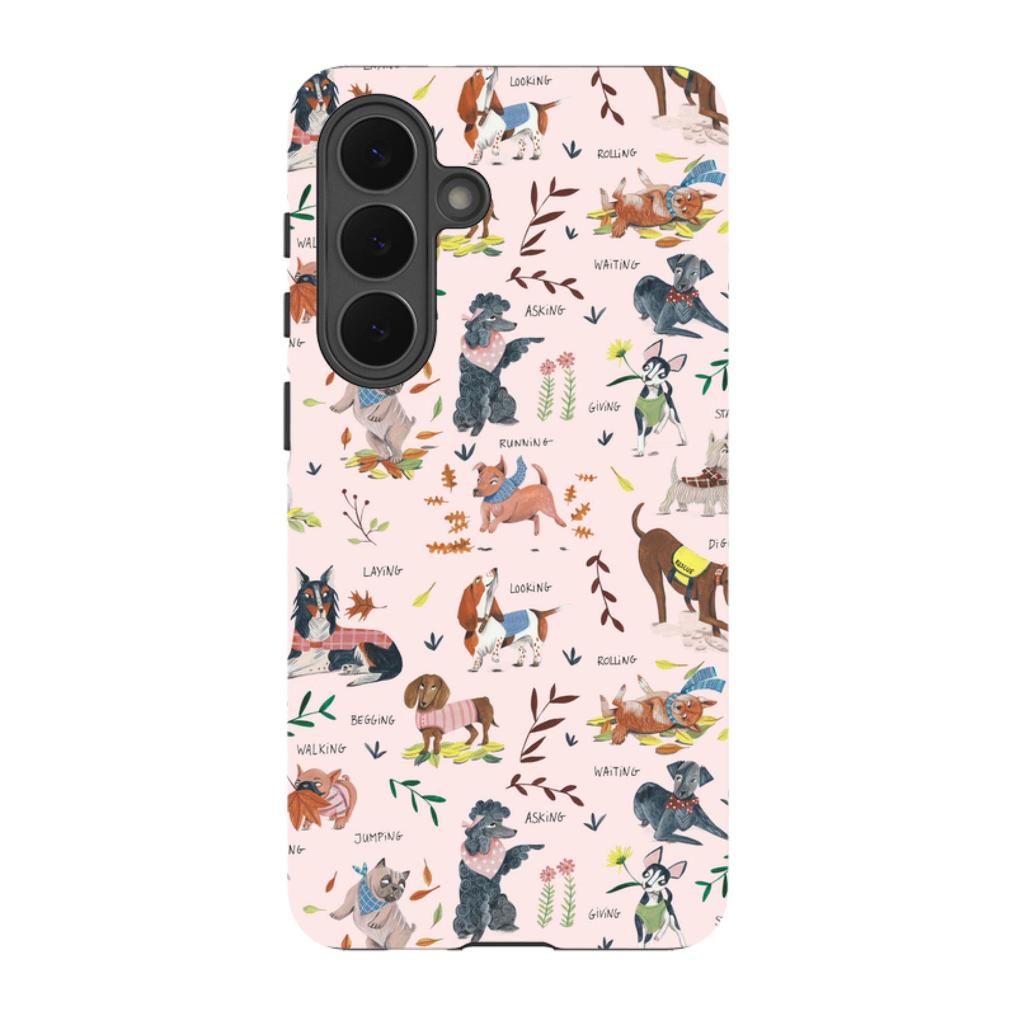 Samsung Tough Case - Dog Pattern By Caroline Bonne Muller