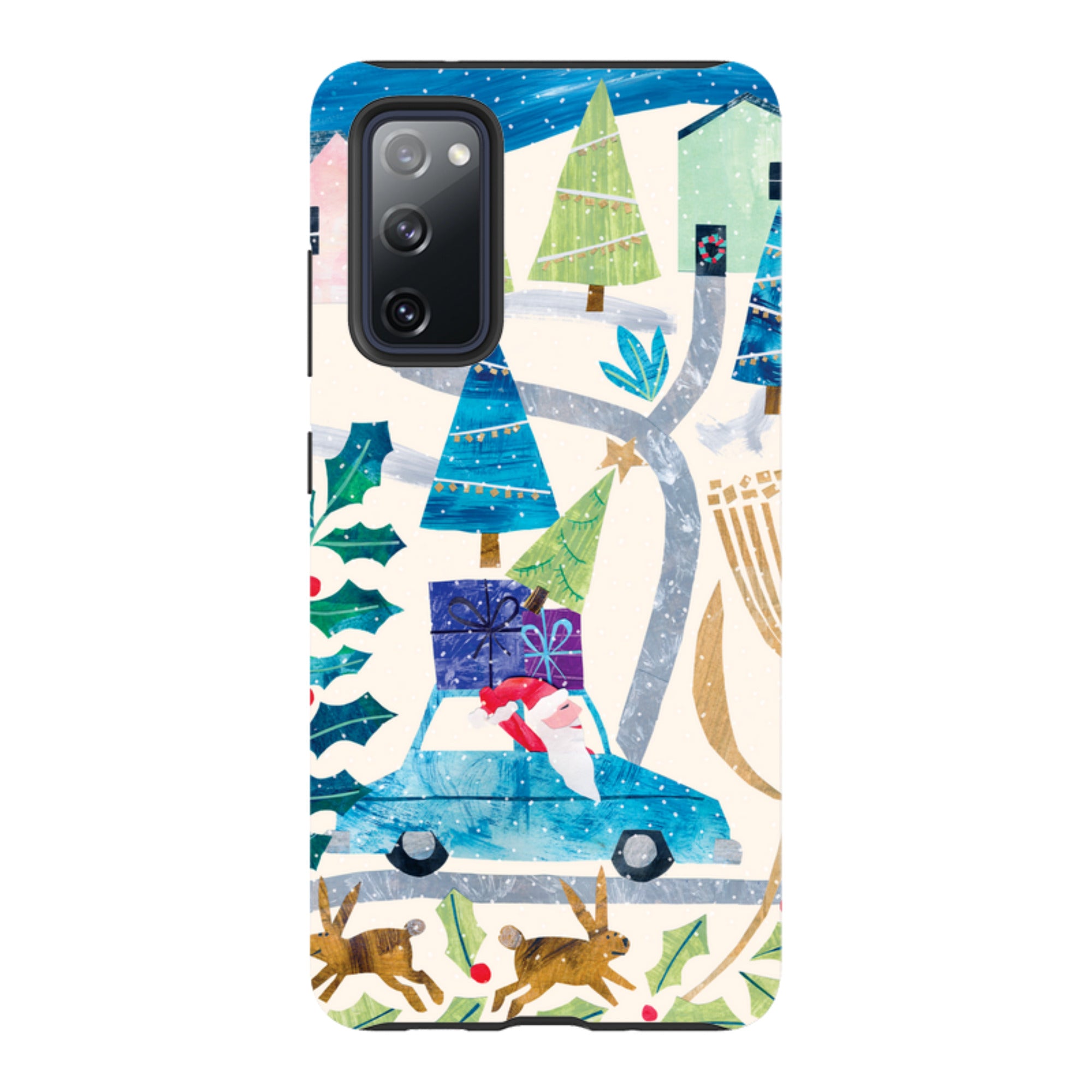 Samsung Tough Case - Santa Driving Home By Tracey English