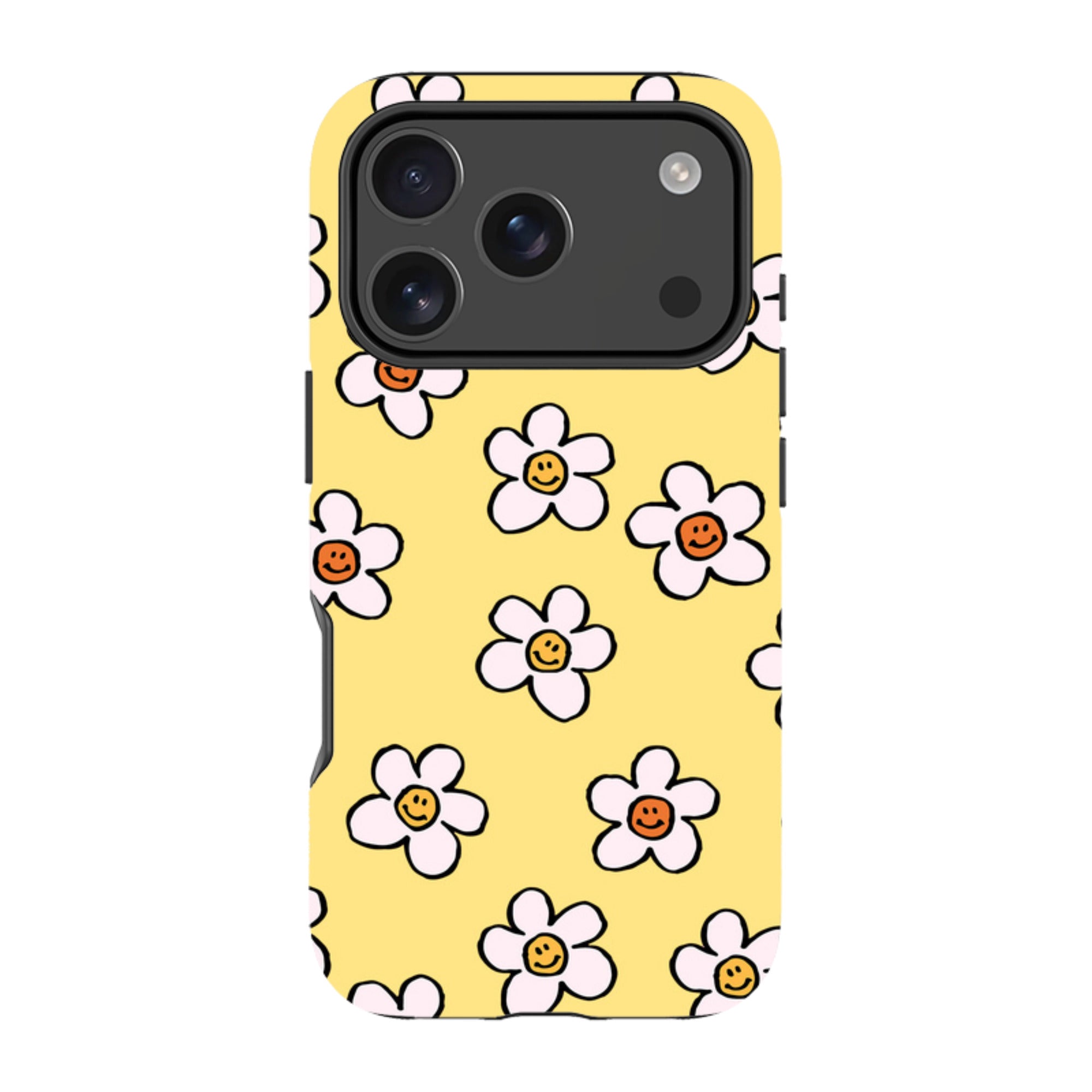 iPhone Tough Case - Smiley Mellow Yellow