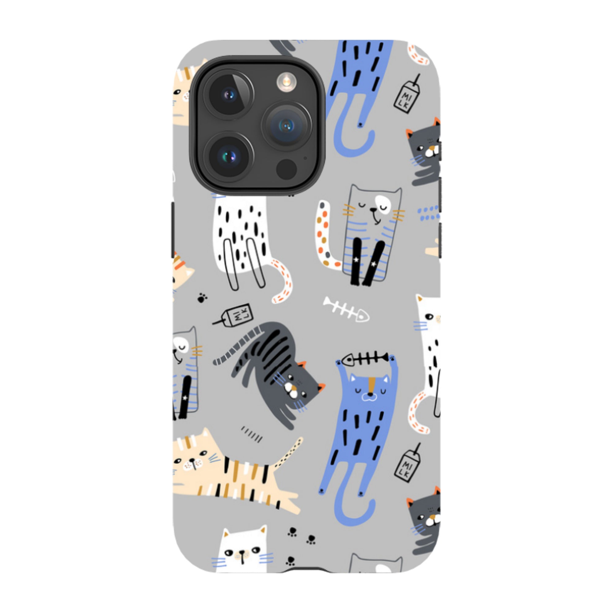 iPhone Tough Case - Cat And Bone