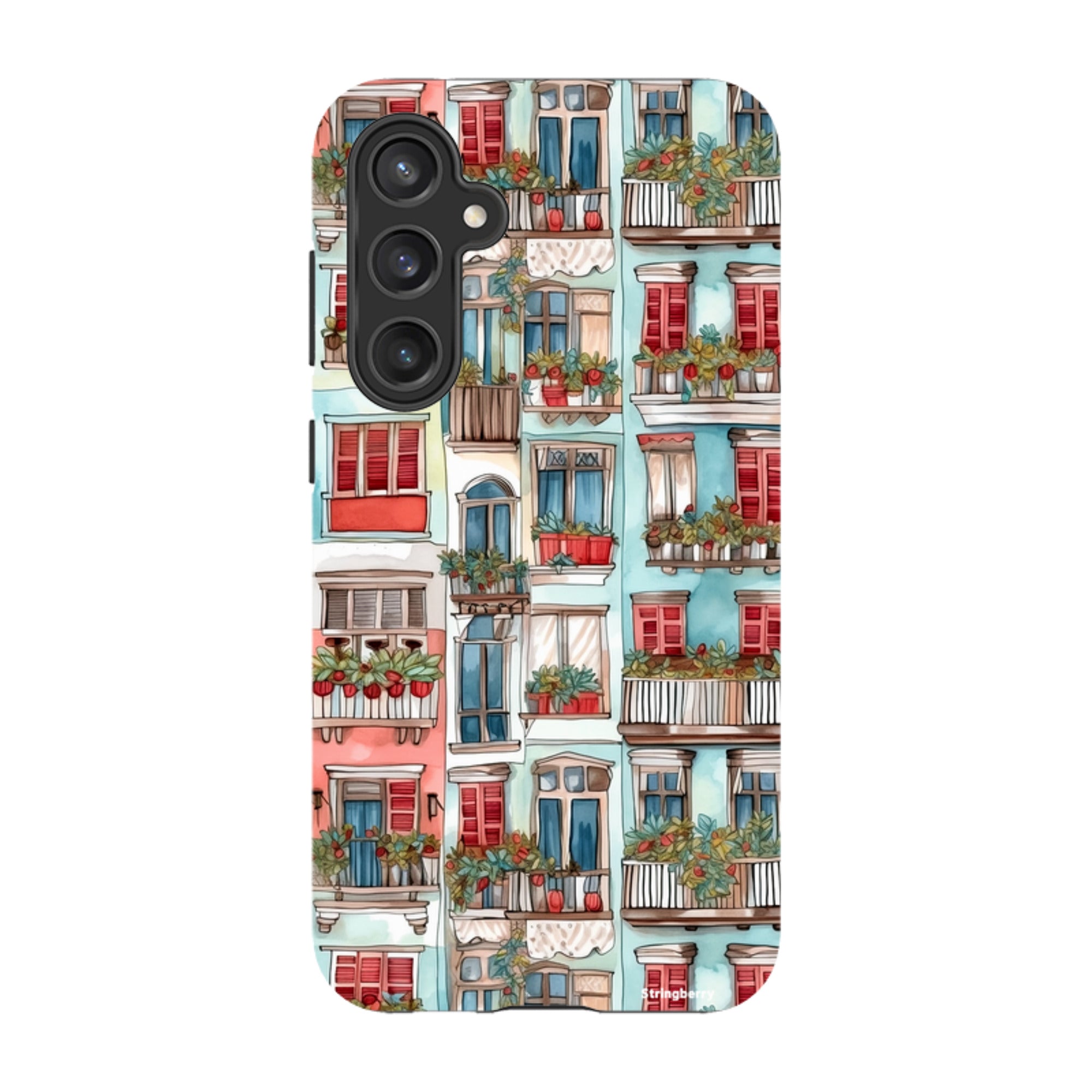 Samsung Tough Case - Floral Balcony