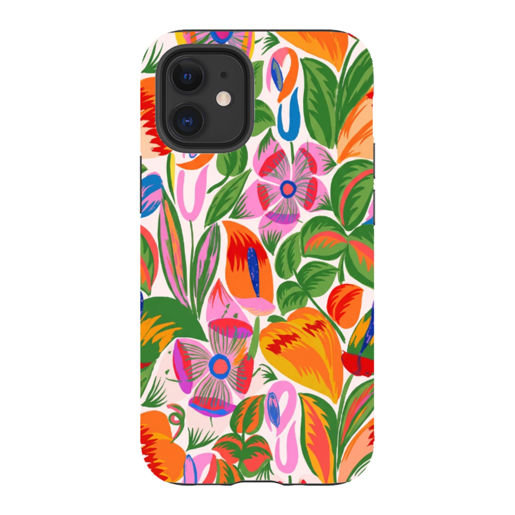iPhone Tough Case - Vintage Tropical Floral