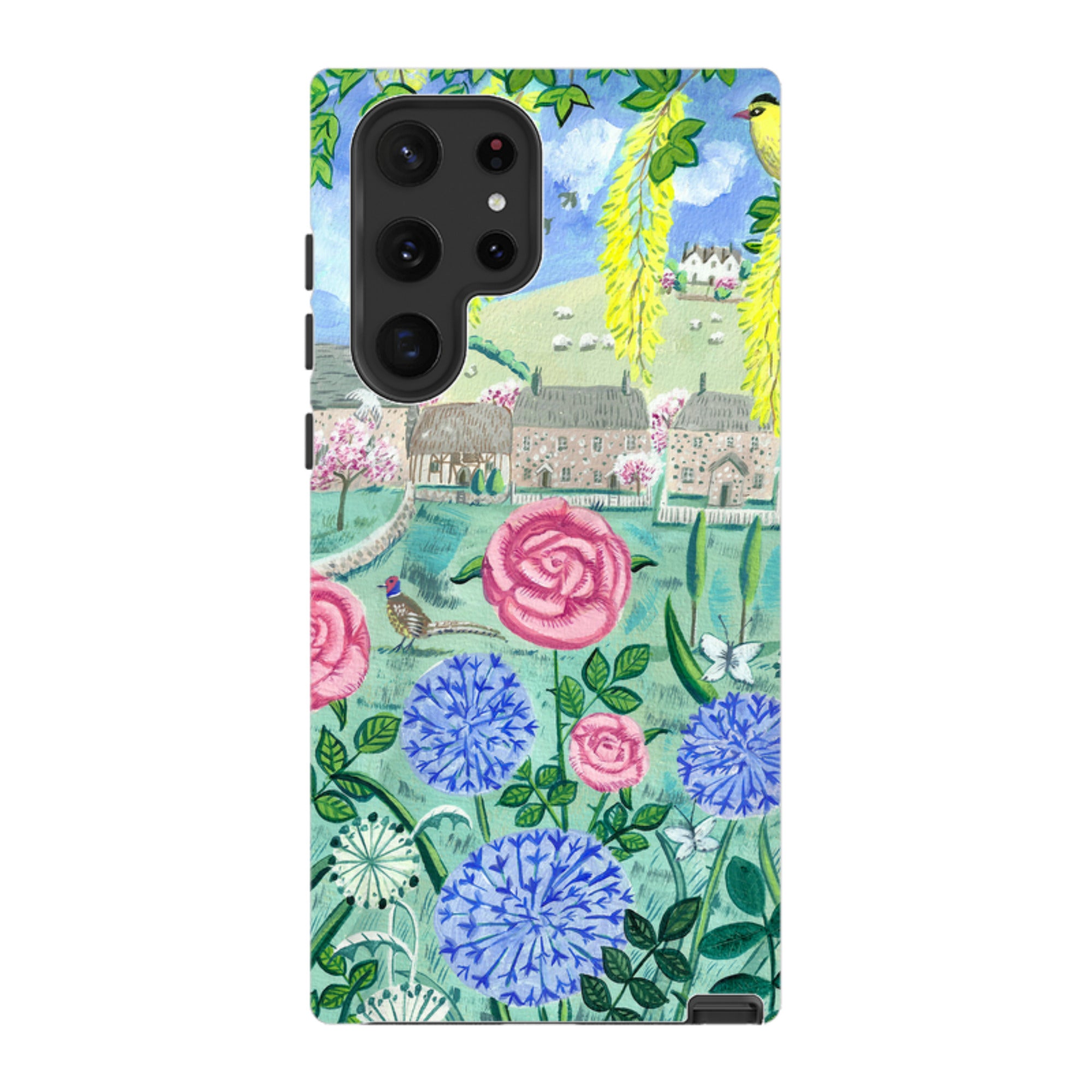 Samsung Tough Case - Village Floral By Mary Stubberfield