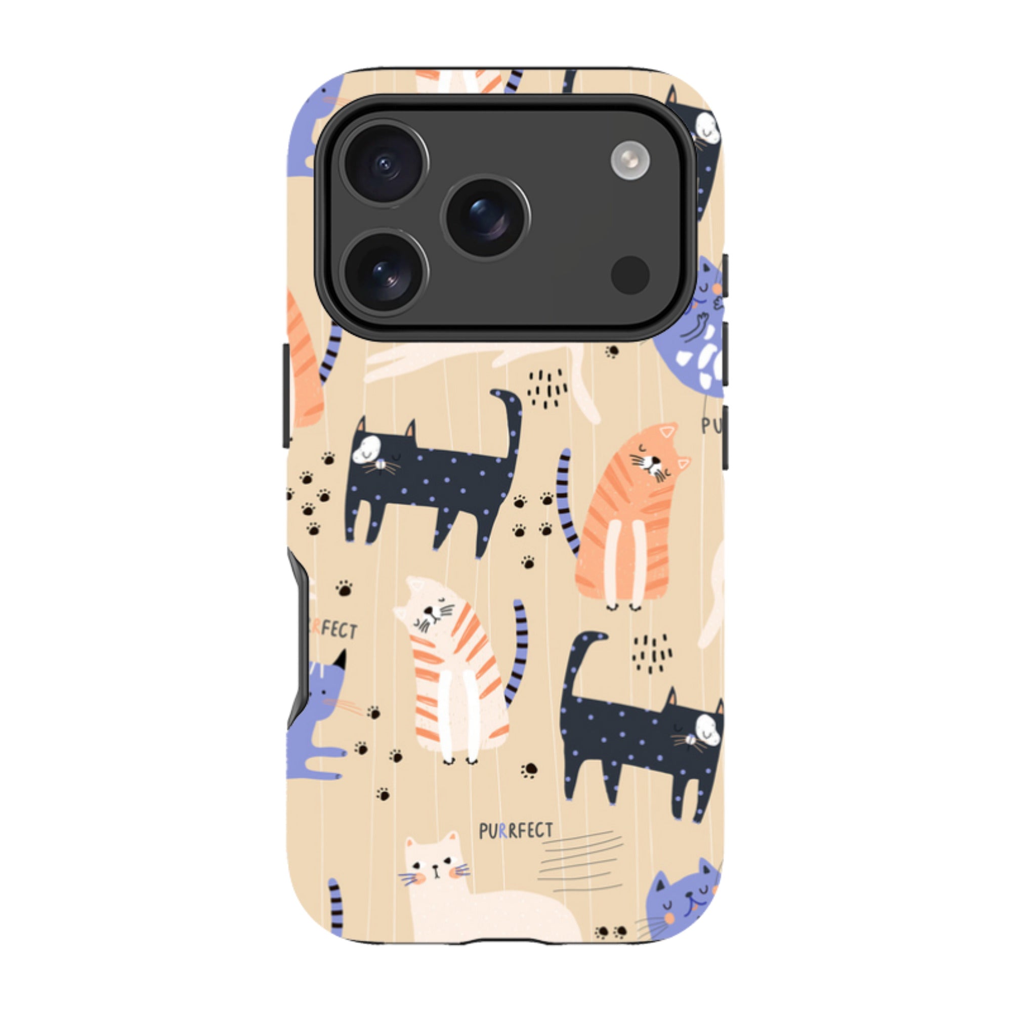 iPhone Tough Case - Purrfect