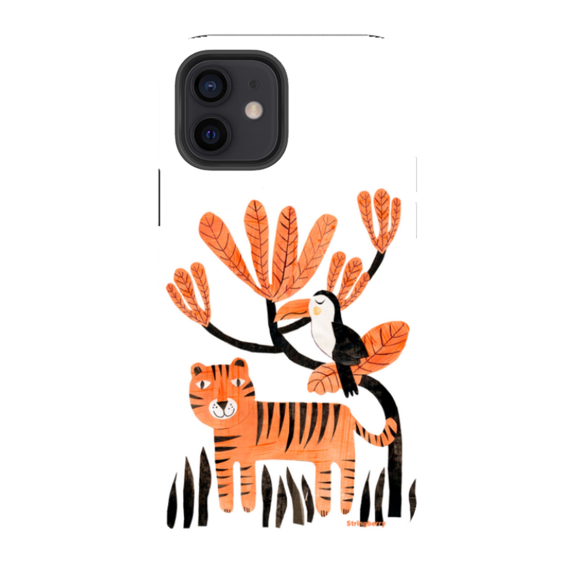 iPhone Tough Case - Tiger And Toucan By Tracey English