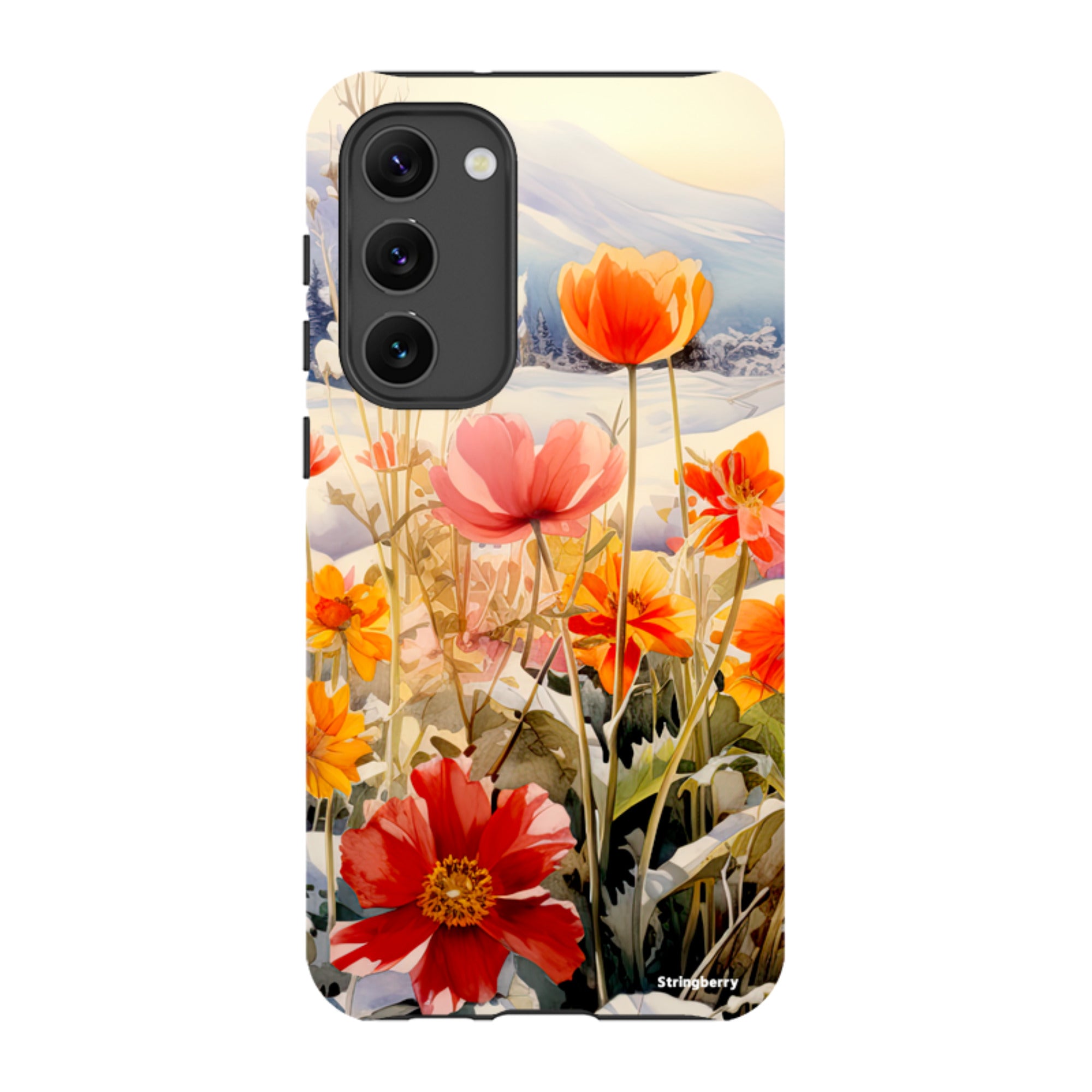 Samsung Tough Case - Winter Wild Flowers II