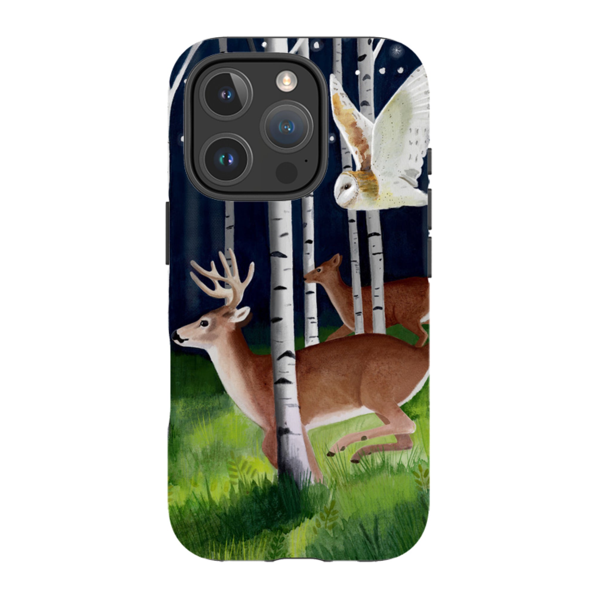 iPhone MagSafe Tough Case - Green Forest By Bex Parkin