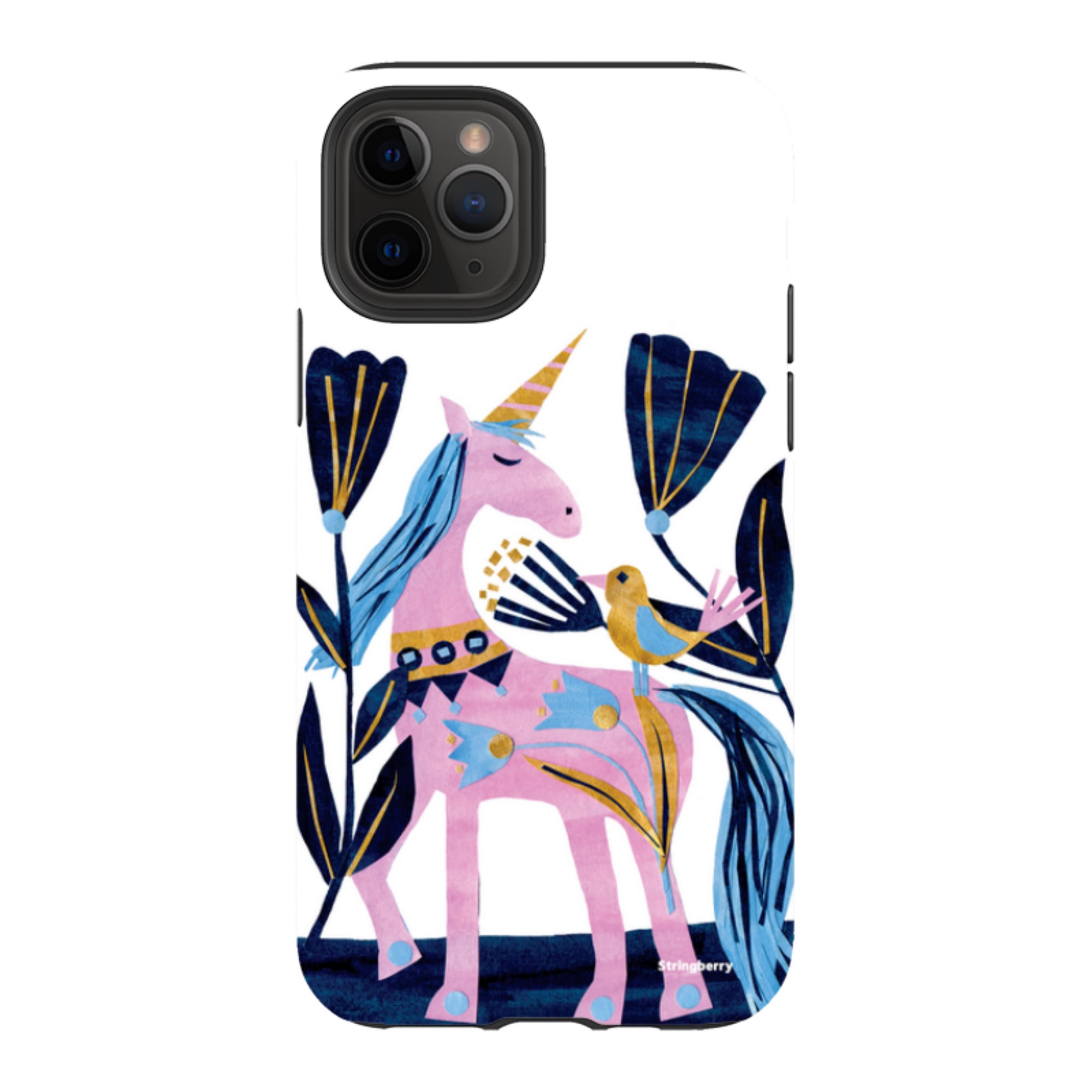 iPhone Tough Case - Lilac Unicorn By Tracey English