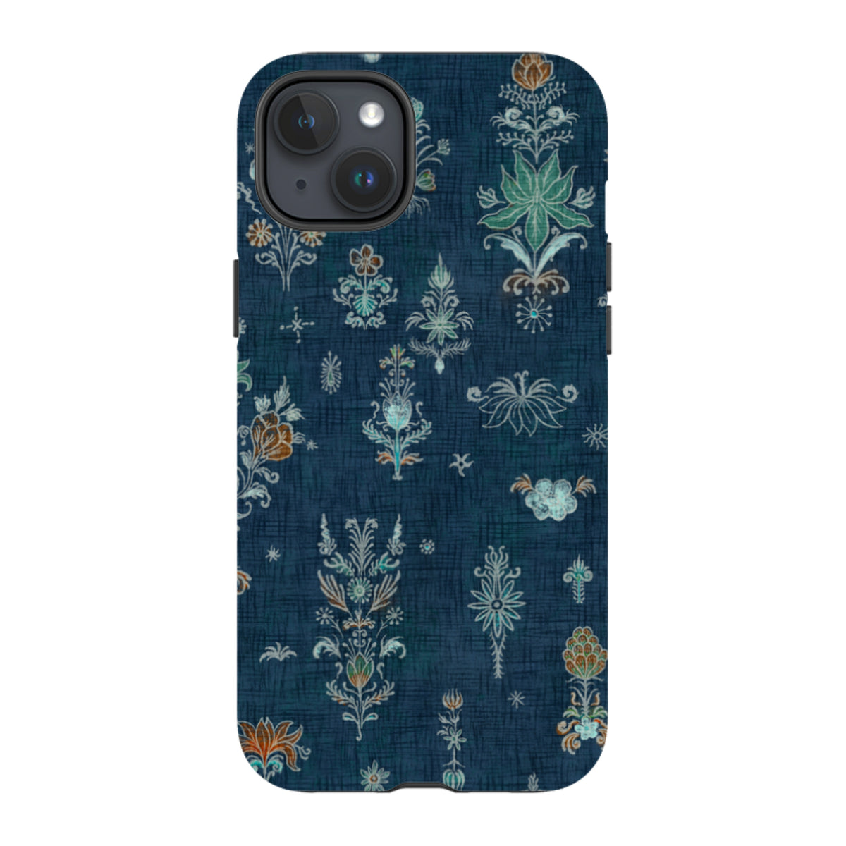 iPhone Tough Case - Jewel Spirit - Navy Rust By Katherine Quinn