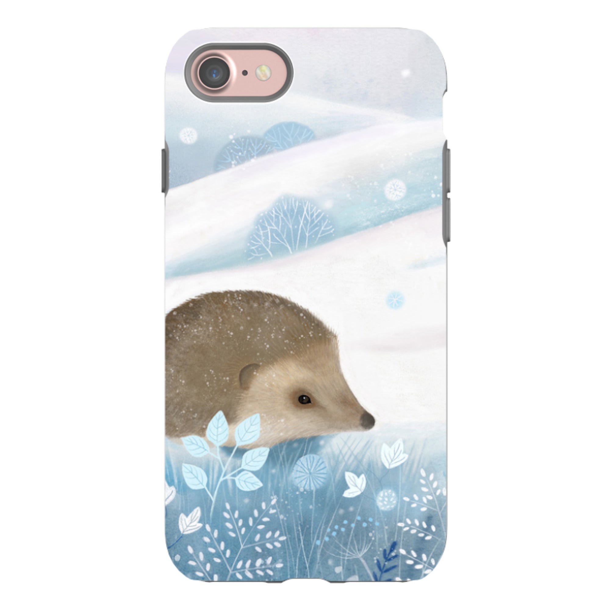 iPhone Tough Case - Winter Hedgehog By Bex Parkin