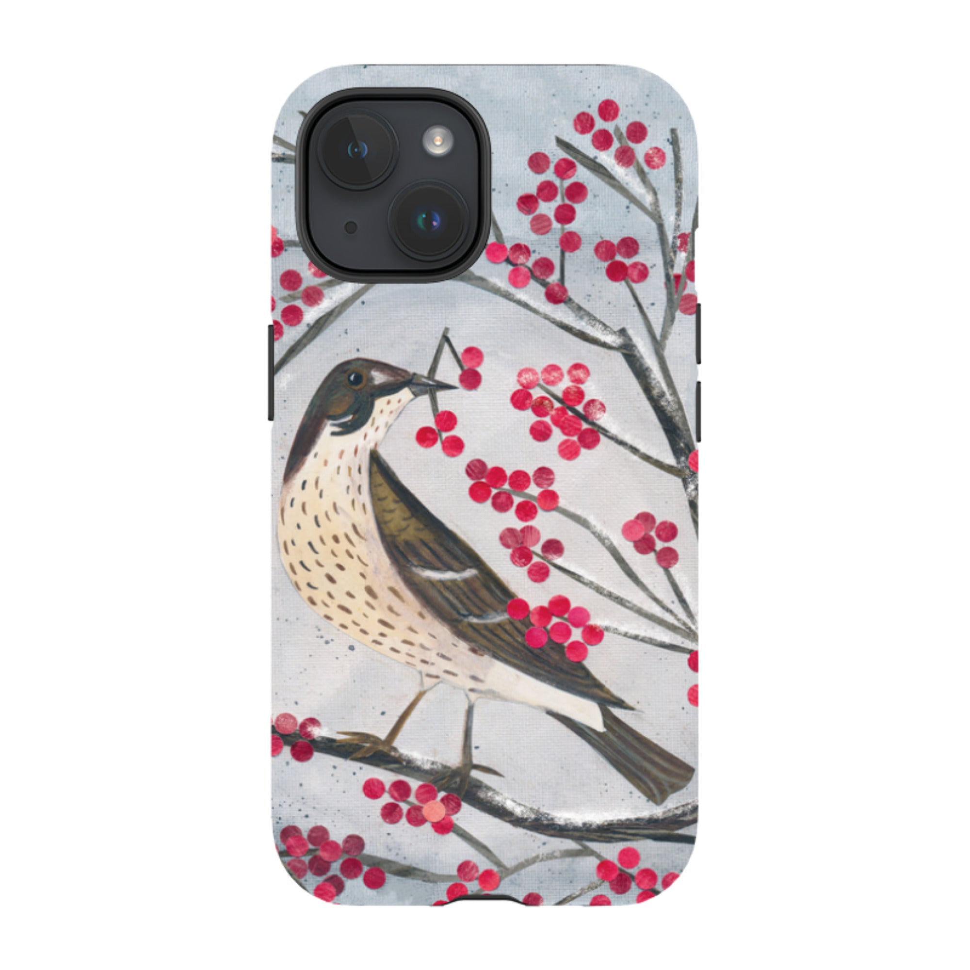 iPhone Tough Case - Mistle Thrush By Tracey English