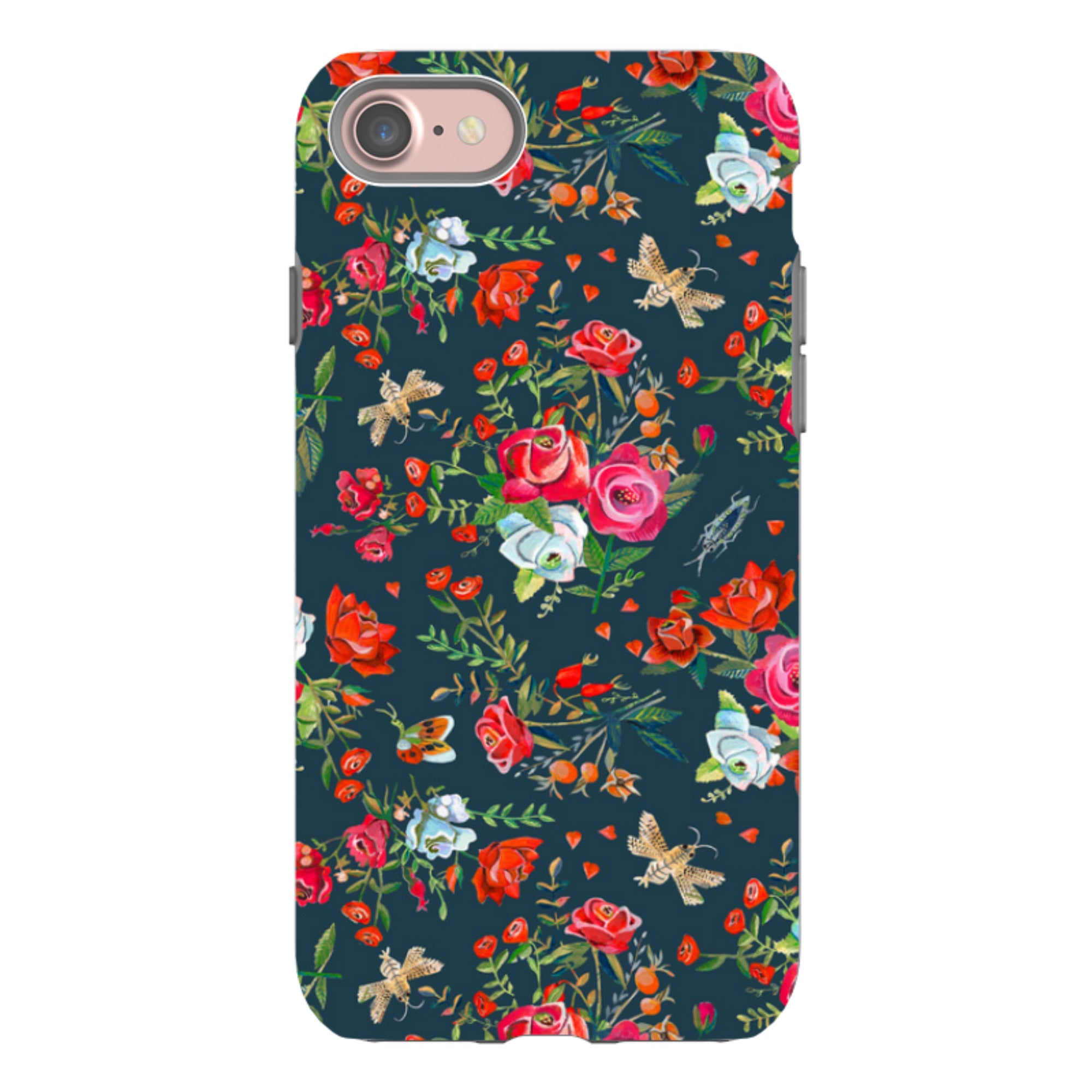 iPhone Tough Case - Blue Roses By Caroline Bonne Muller