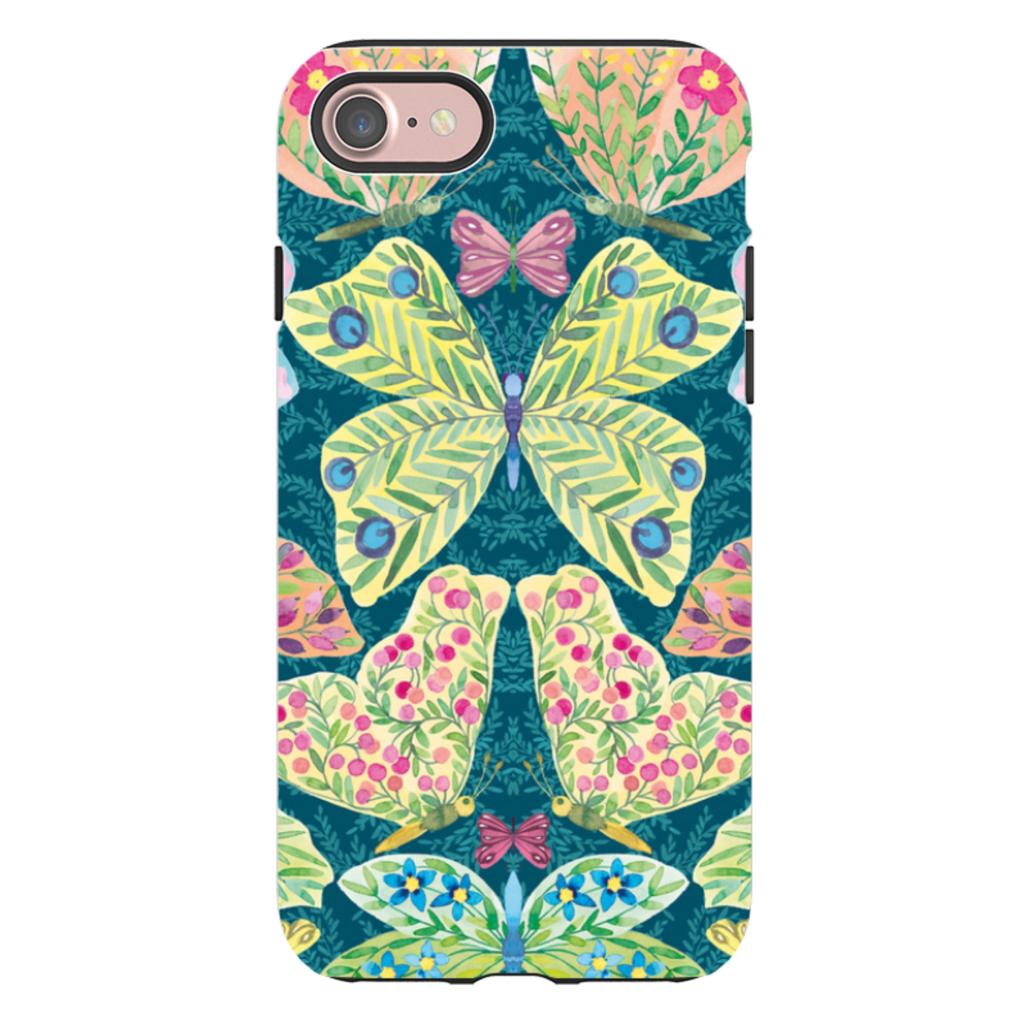 iPhone Tough Case - Butterflies By Elisabeth Haager
