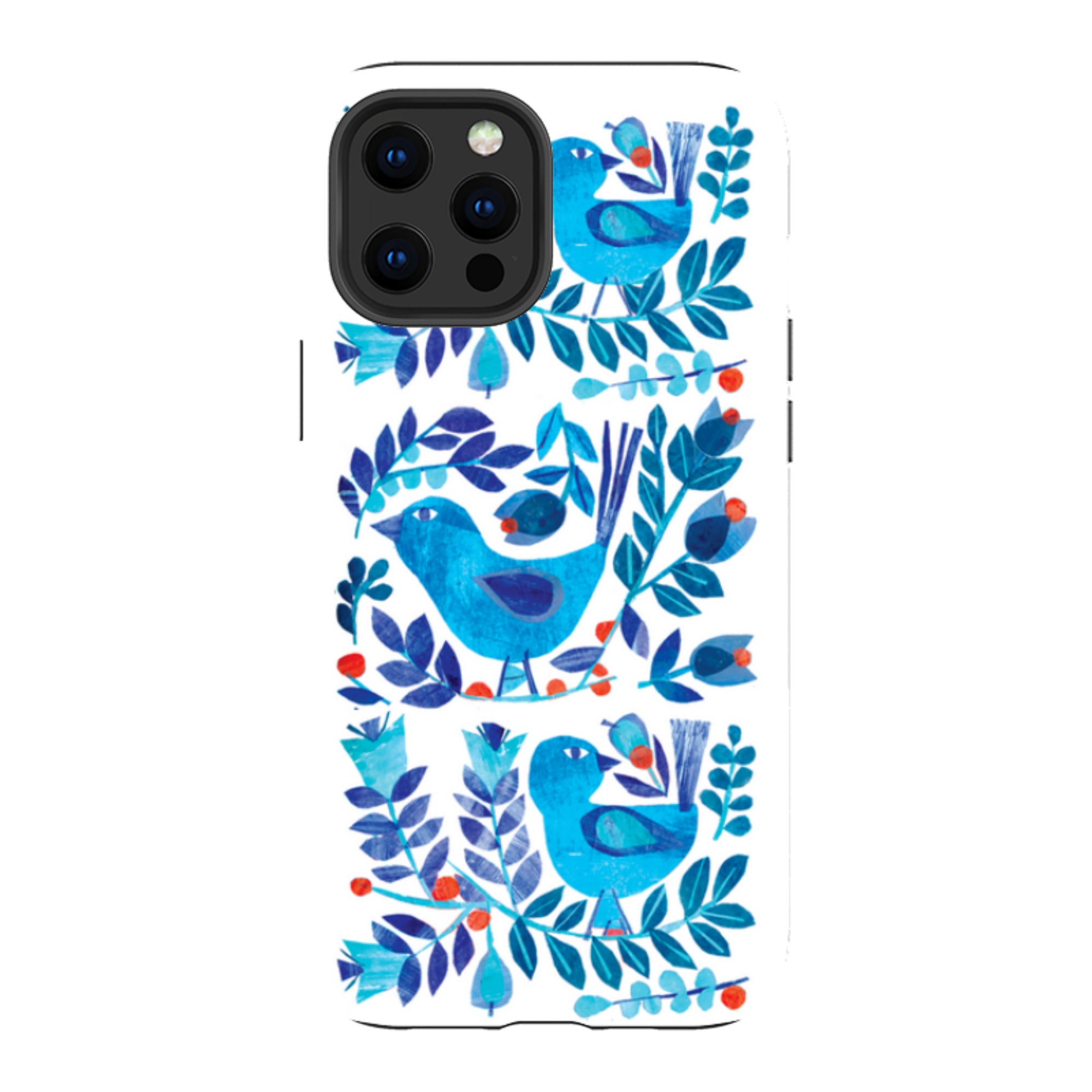 iPhone Tough Case - Scandi Birds By Tracey English