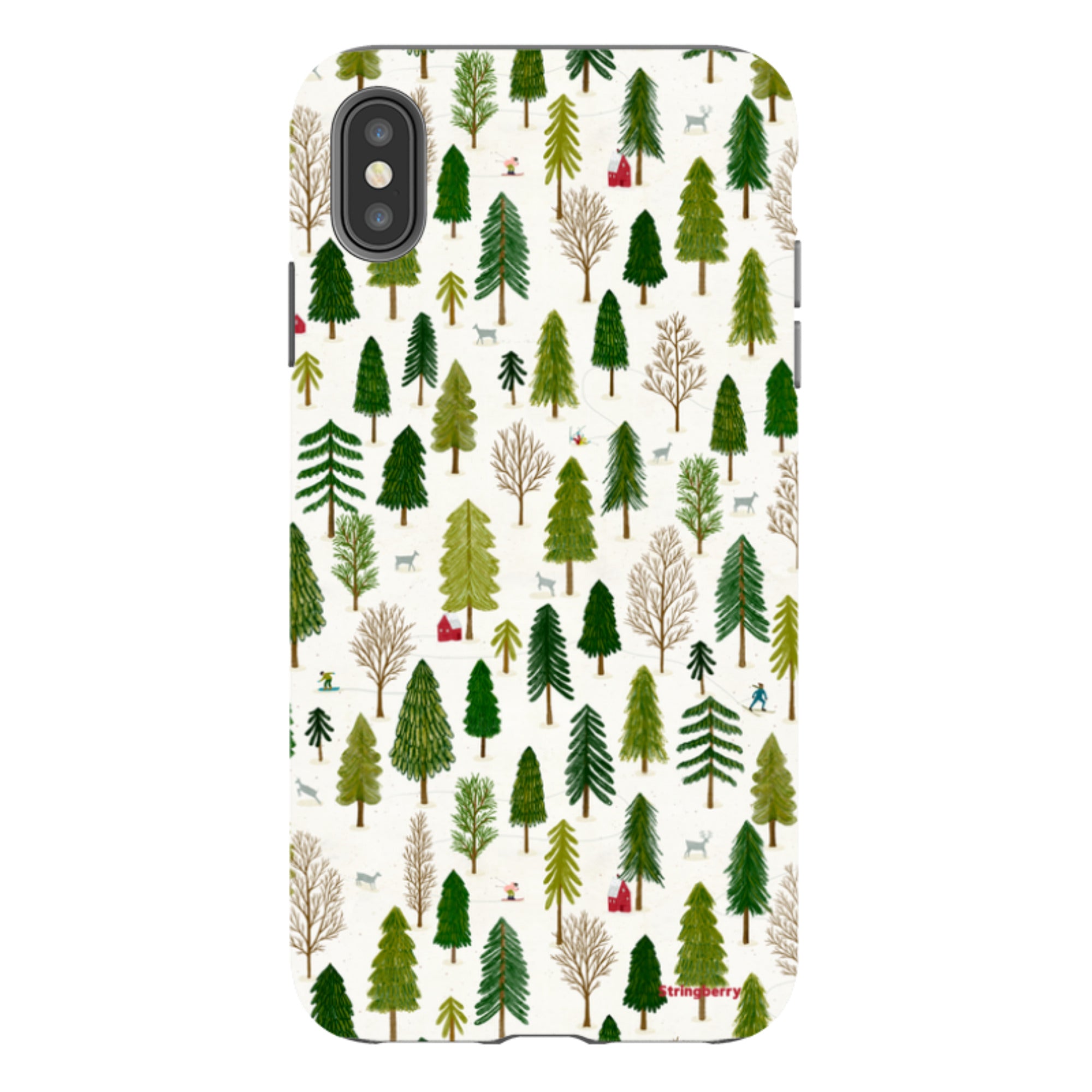 iPhone Tough Case - Winter Landscape IV By Katherine Quinn