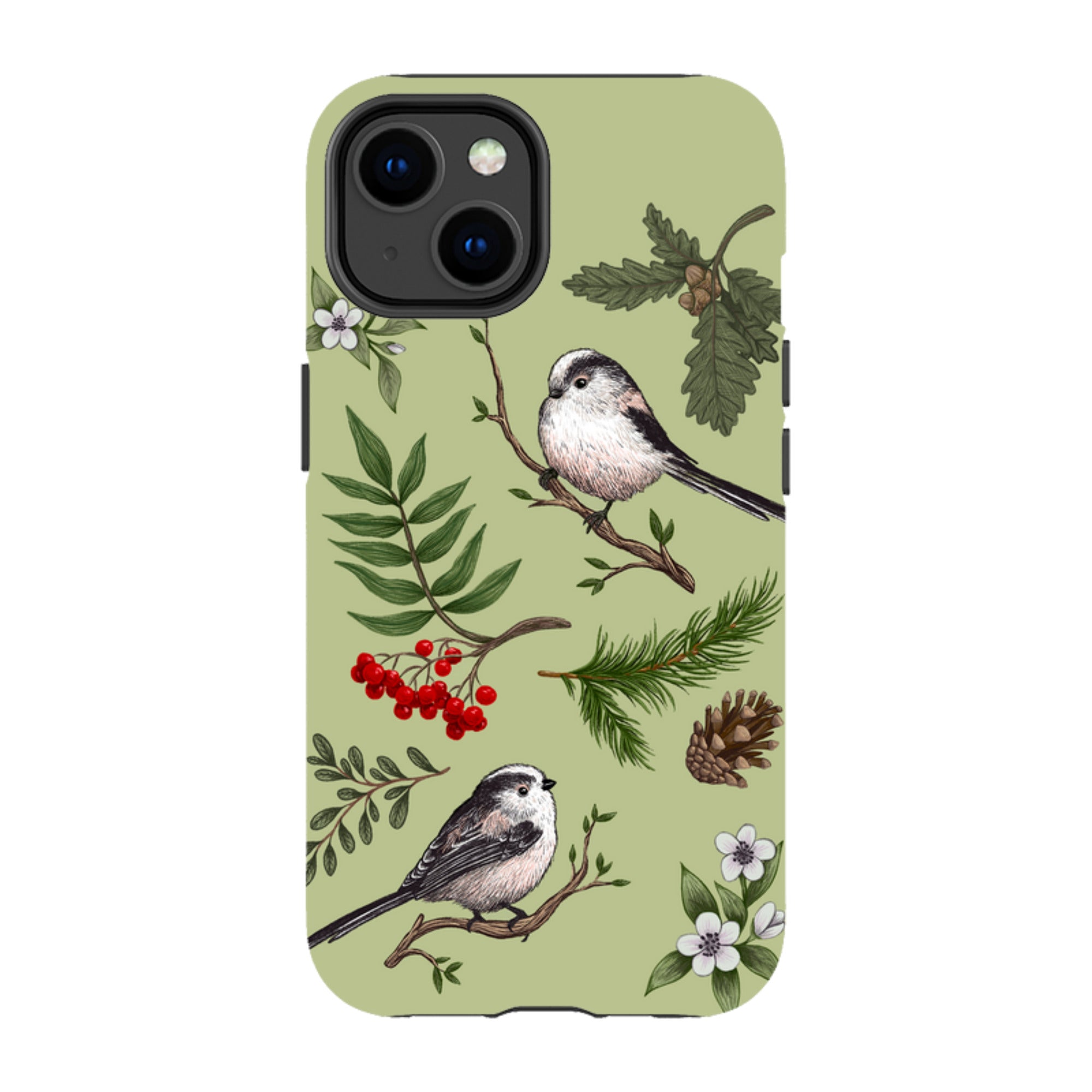 iPhone MagSafe Tough Case -  Longtail Tits By Anna Stead